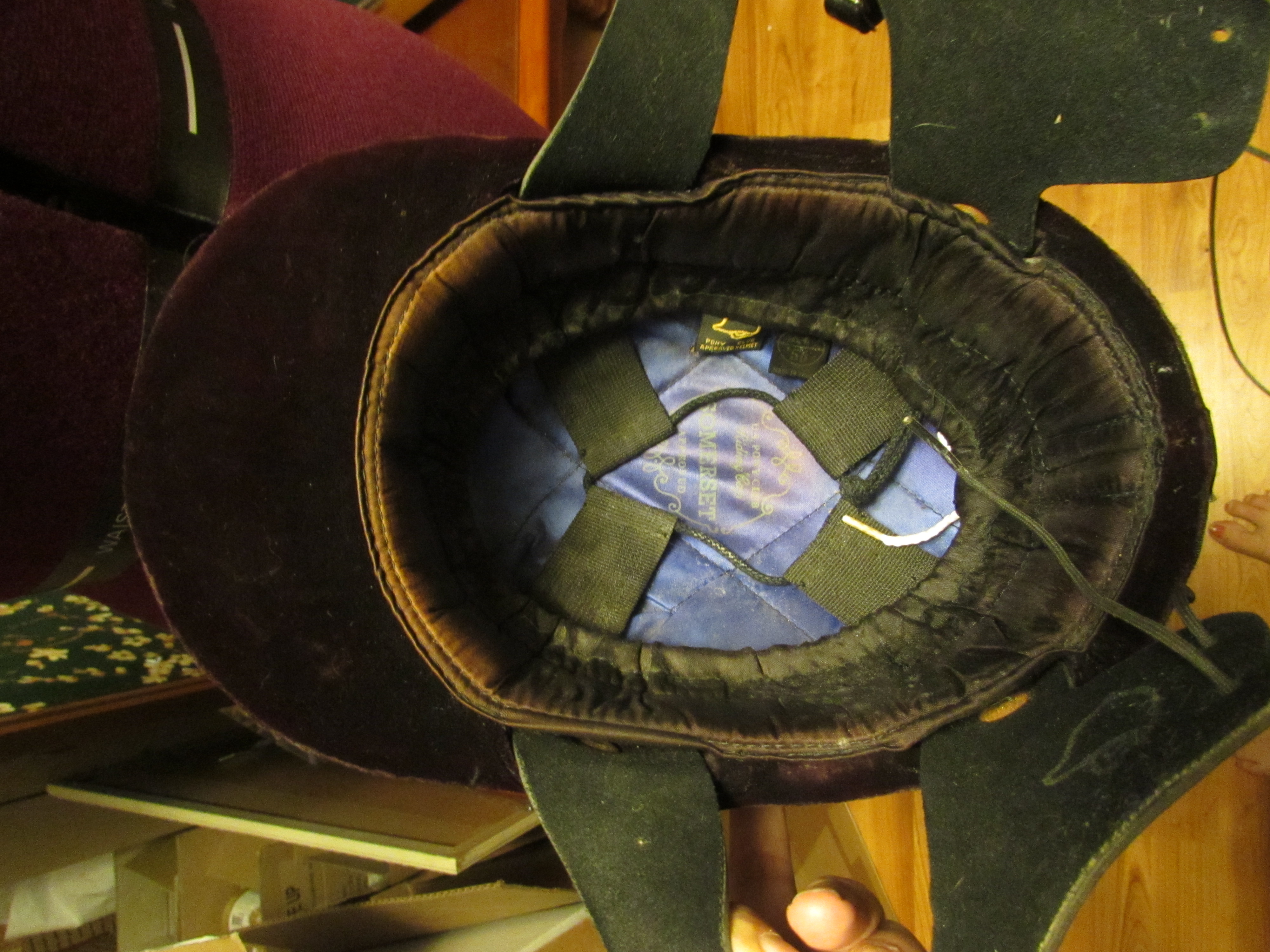 Pony Club Riding Cap Somerset Approved 6 7/8 56