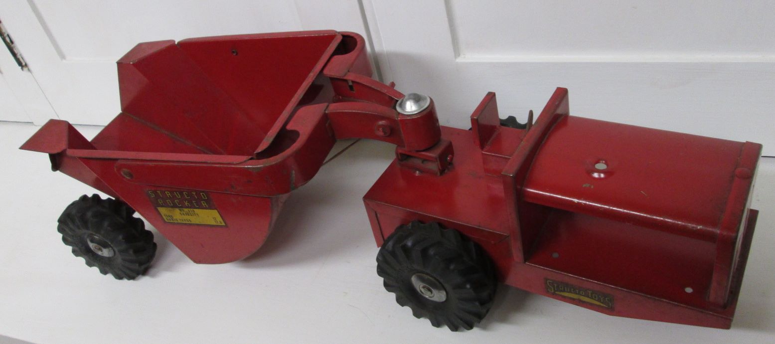 Structo Rocker Toy Structo Rocker Steel Toy Dump Truck | TIAS — The Internet Antique Shop