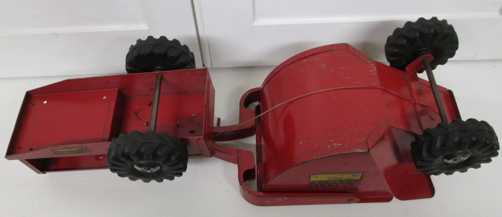 Structo Rocker Toy Structo Rocker Steel Toy Dump Truck | TIAS — The Internet Antique Shop