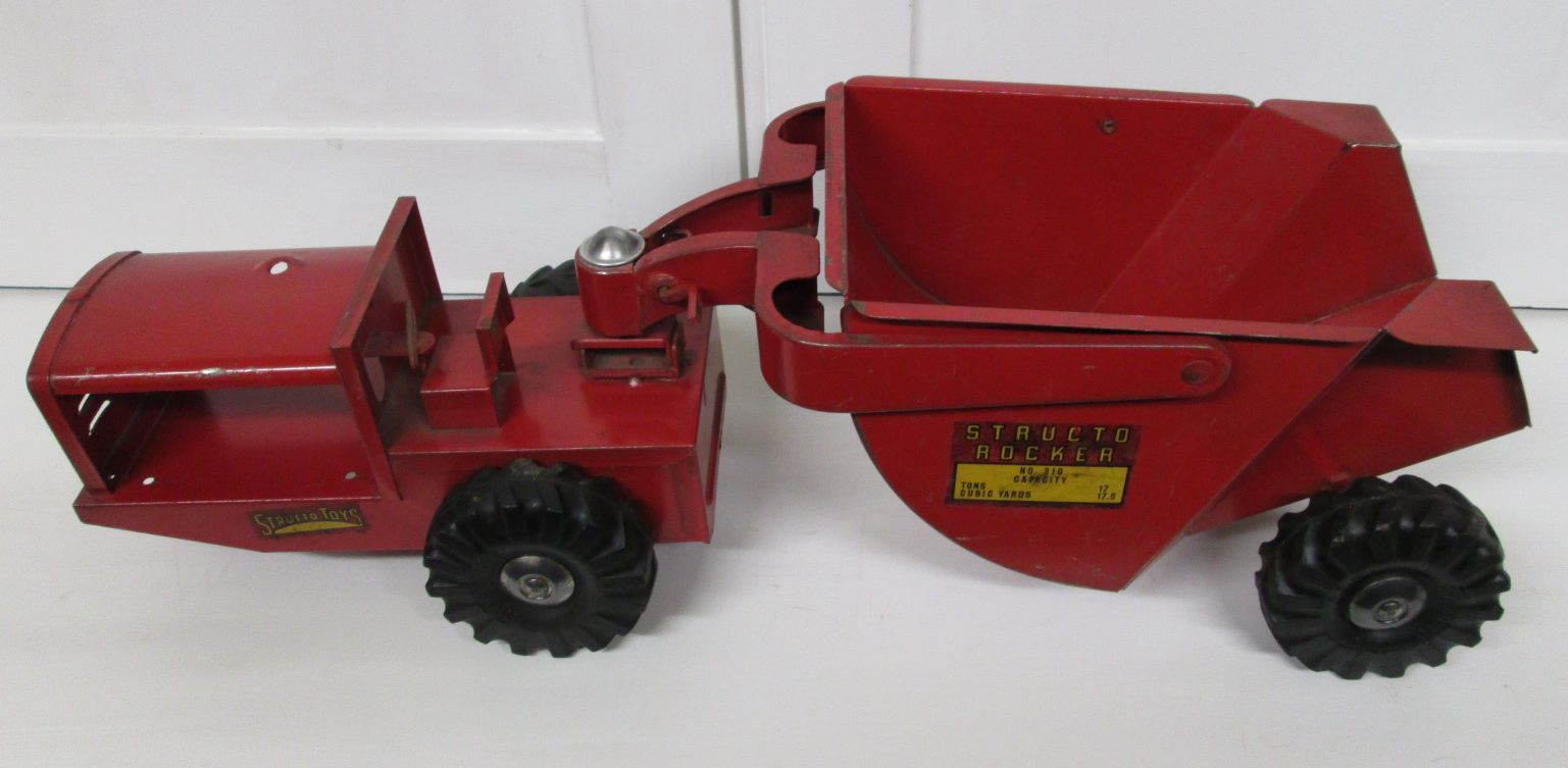 Structo Rocker Toy Structo Rocker Steel Toy Dump Truck | TIAS — The Internet Antique Shop