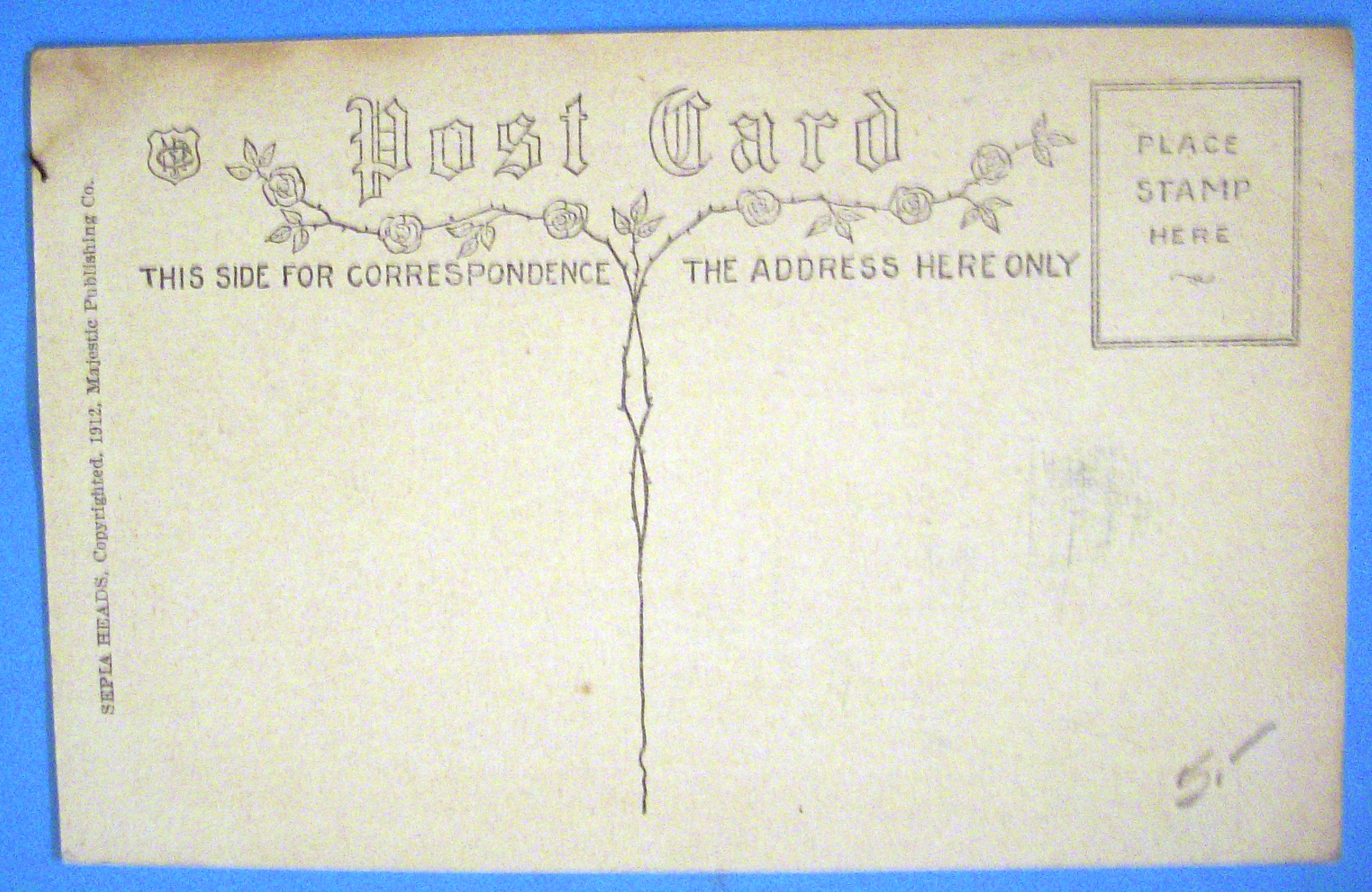 Beautiful Woman Postcard (Side View Of Lovely Woman)