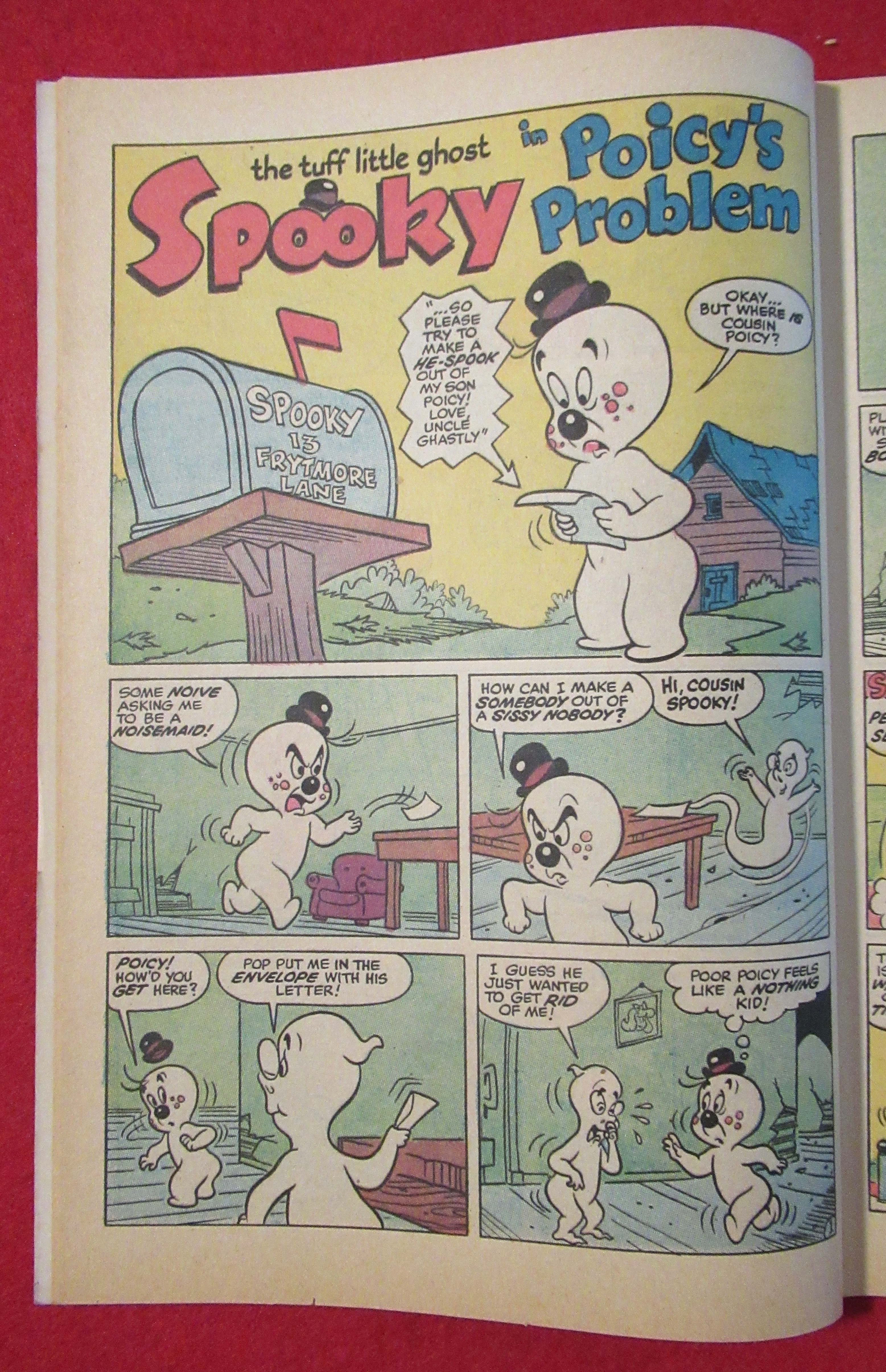 Spooky The Tuff Little Ghost Comic September 1970