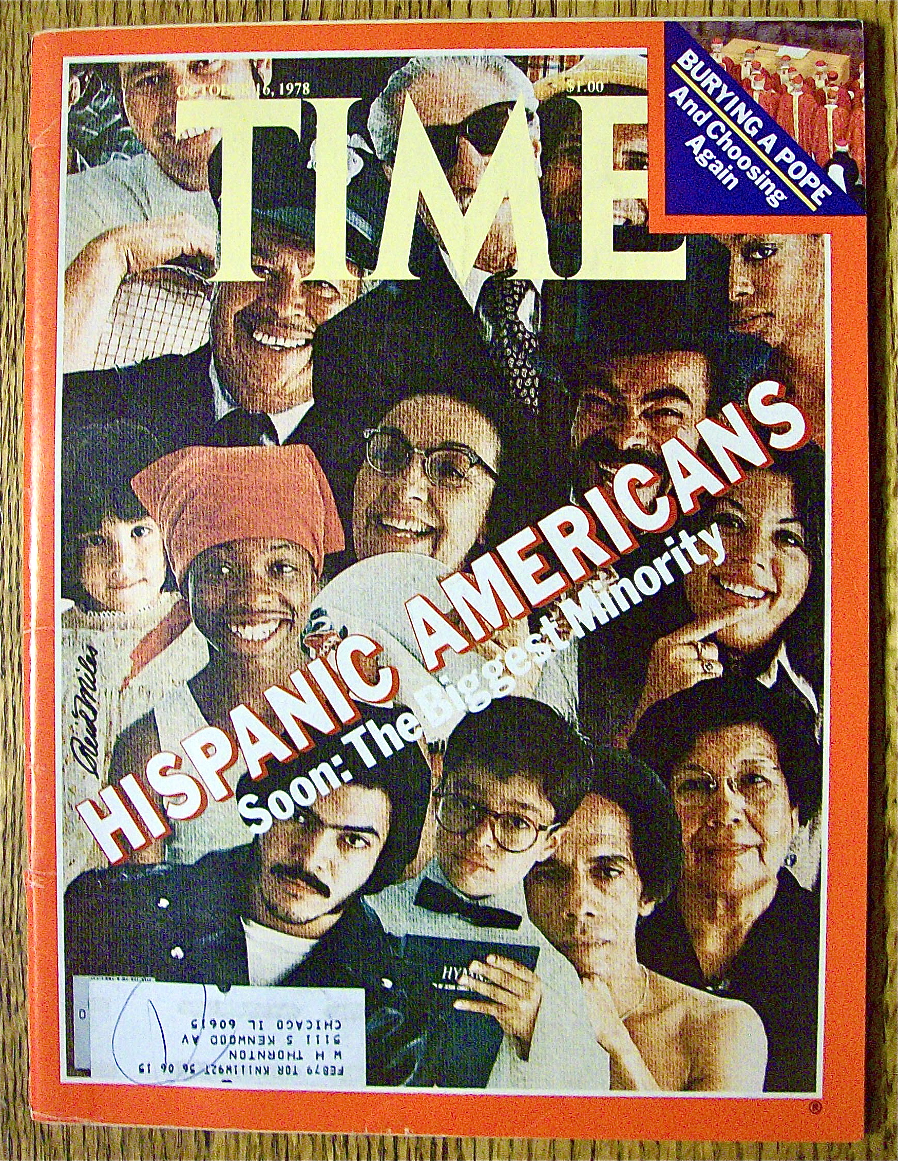 Time Magazine October 16, 1978 Hispanic Americans
