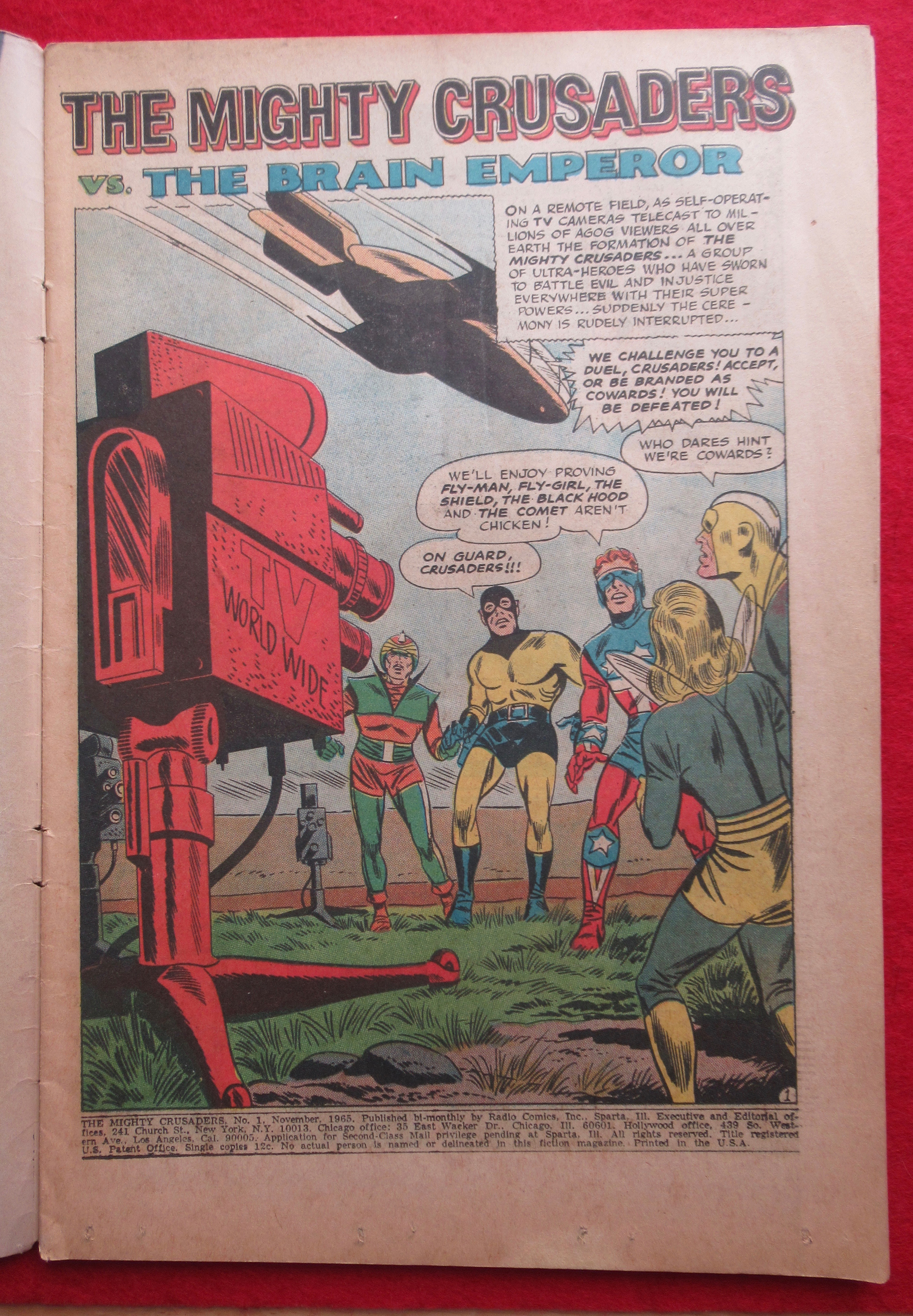 The Mighty Crusaders Comic November 1965