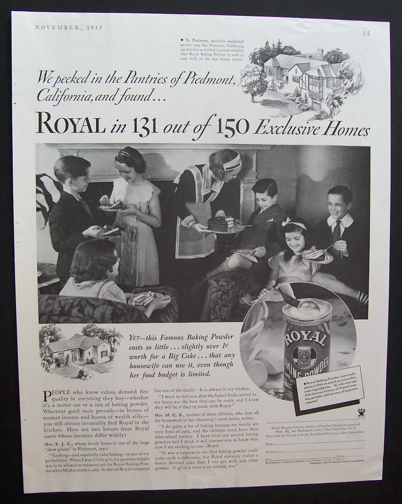 1933  Royal  Baking  Powder