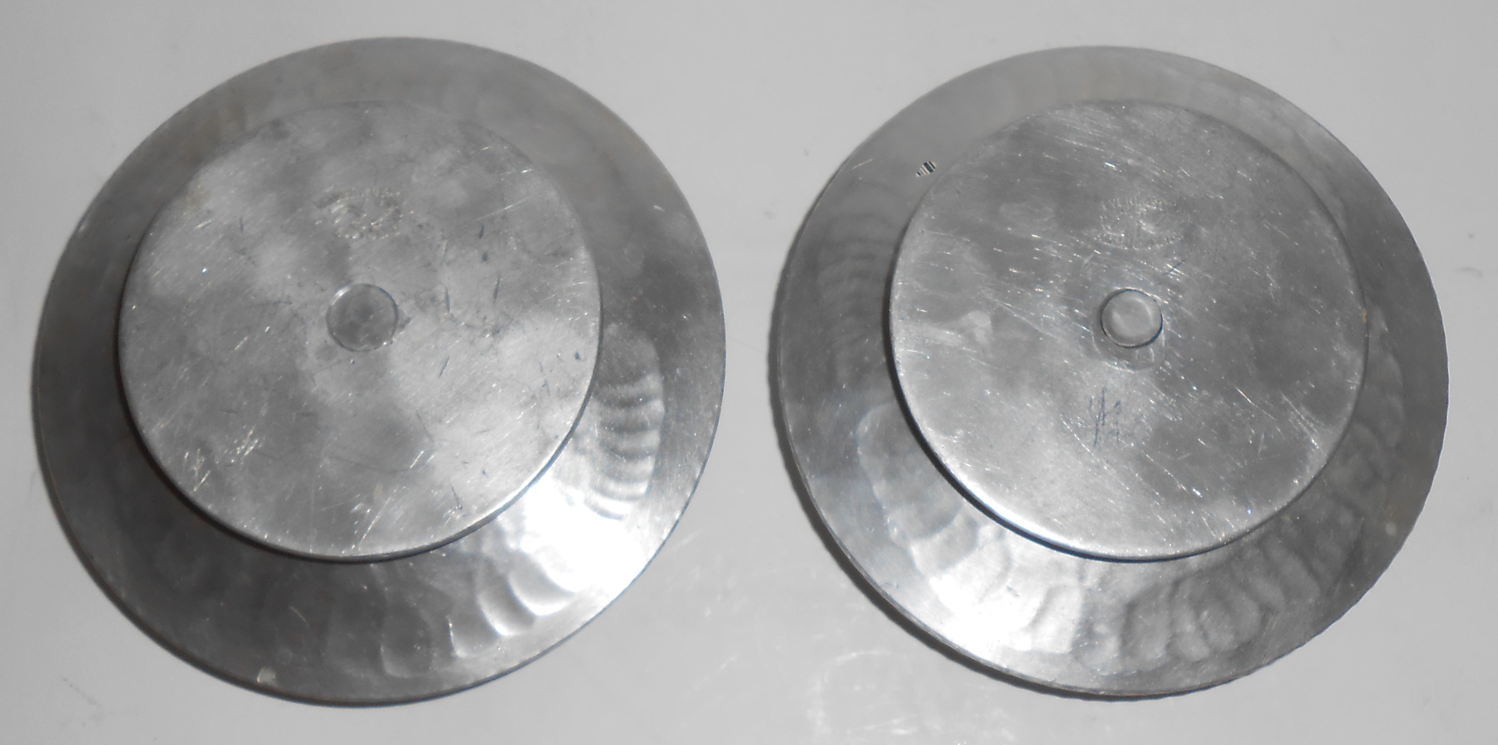 Everlast Forged Aluminum Pair Lily Candlestick Holders!