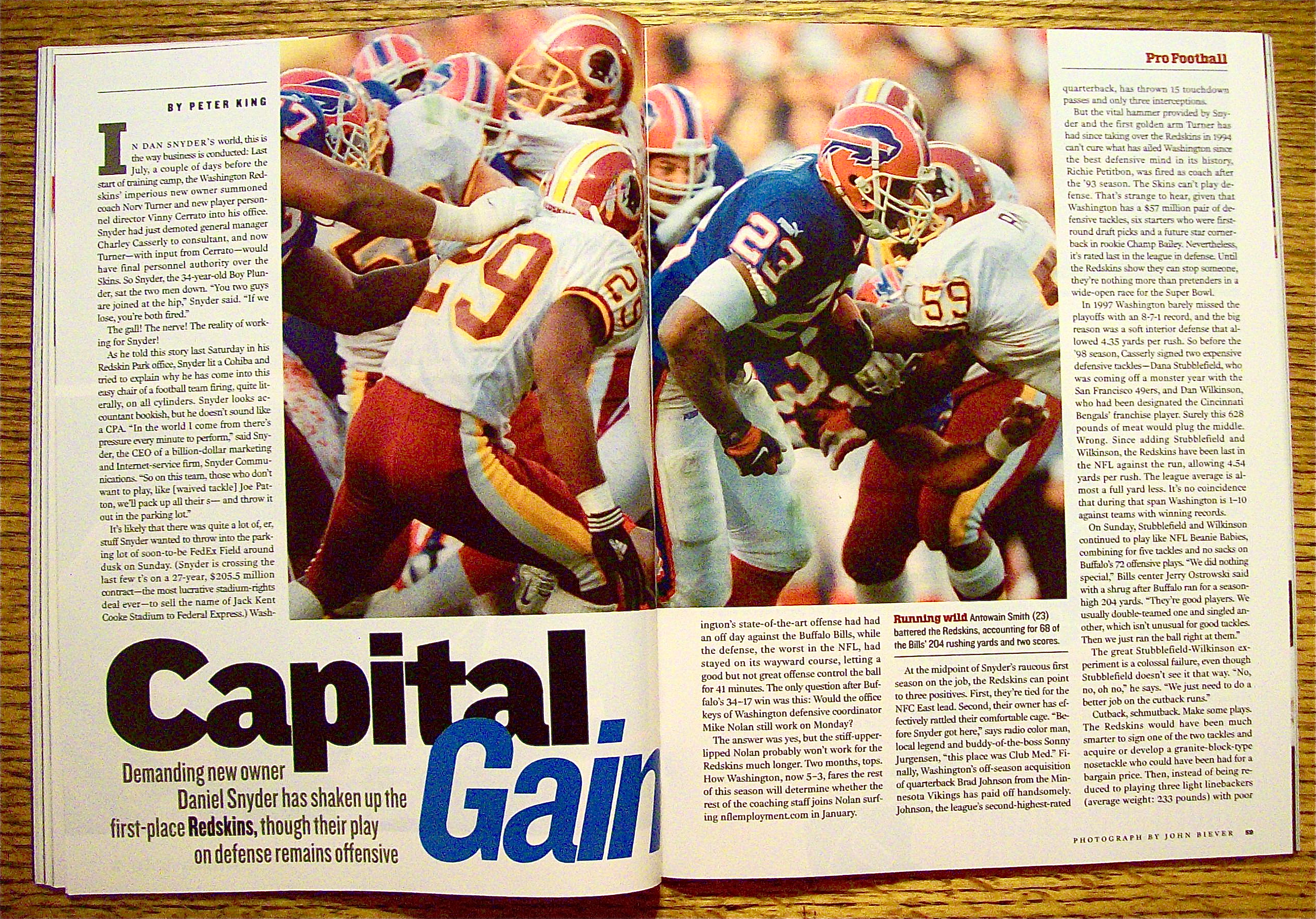 Sports Illustrated Magazine-November 15, 1999 C. Porter