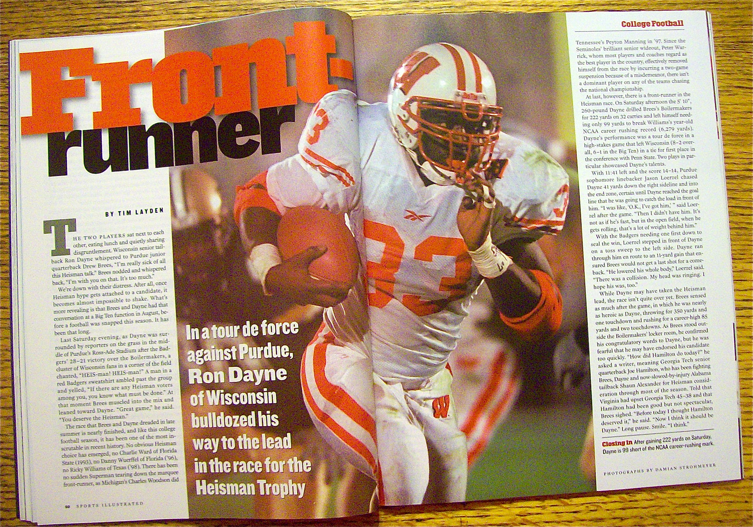 Sports Illustrated Magazine-November 15, 1999 C. Porter