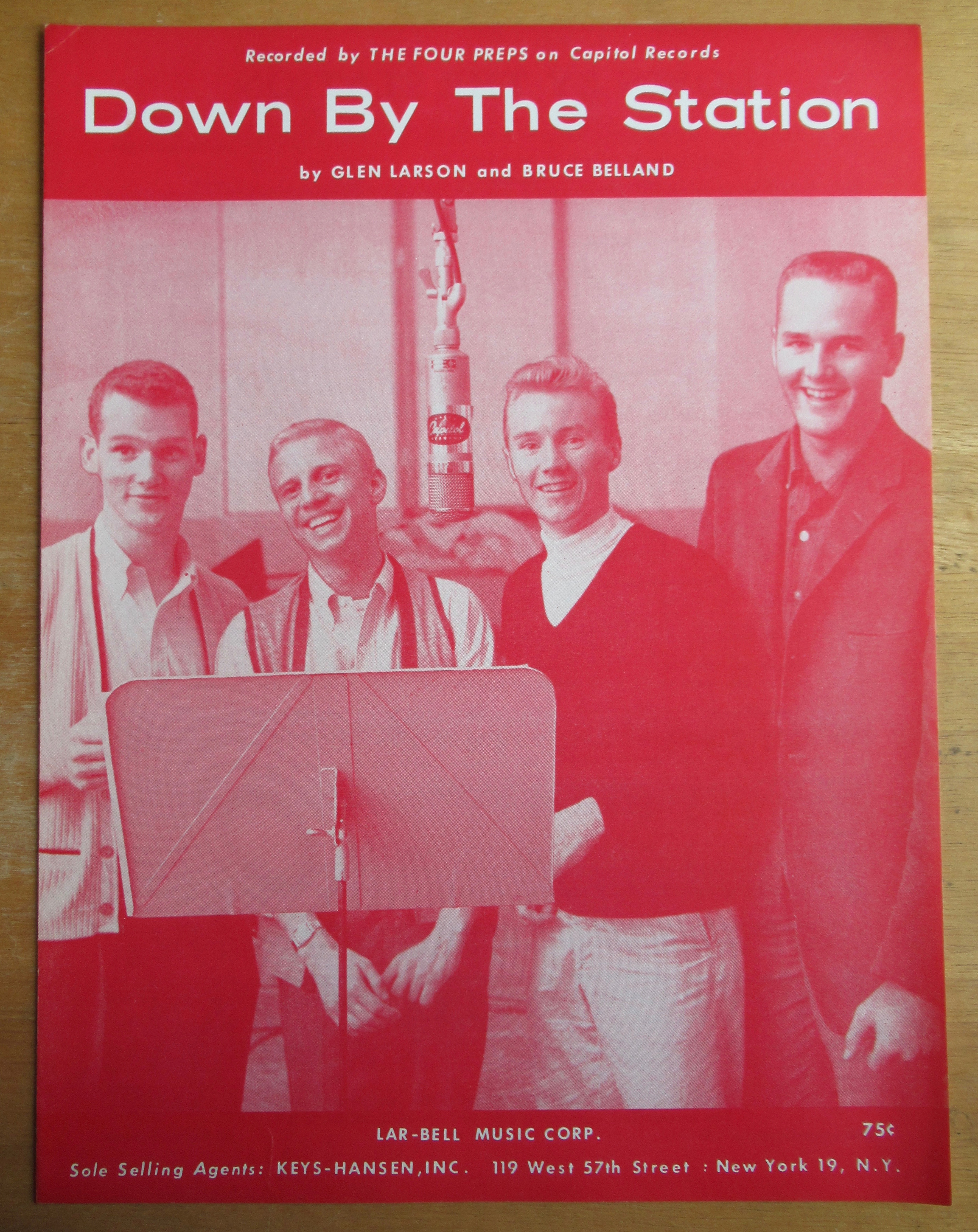 Sheet Music For 1959 Down By The Station