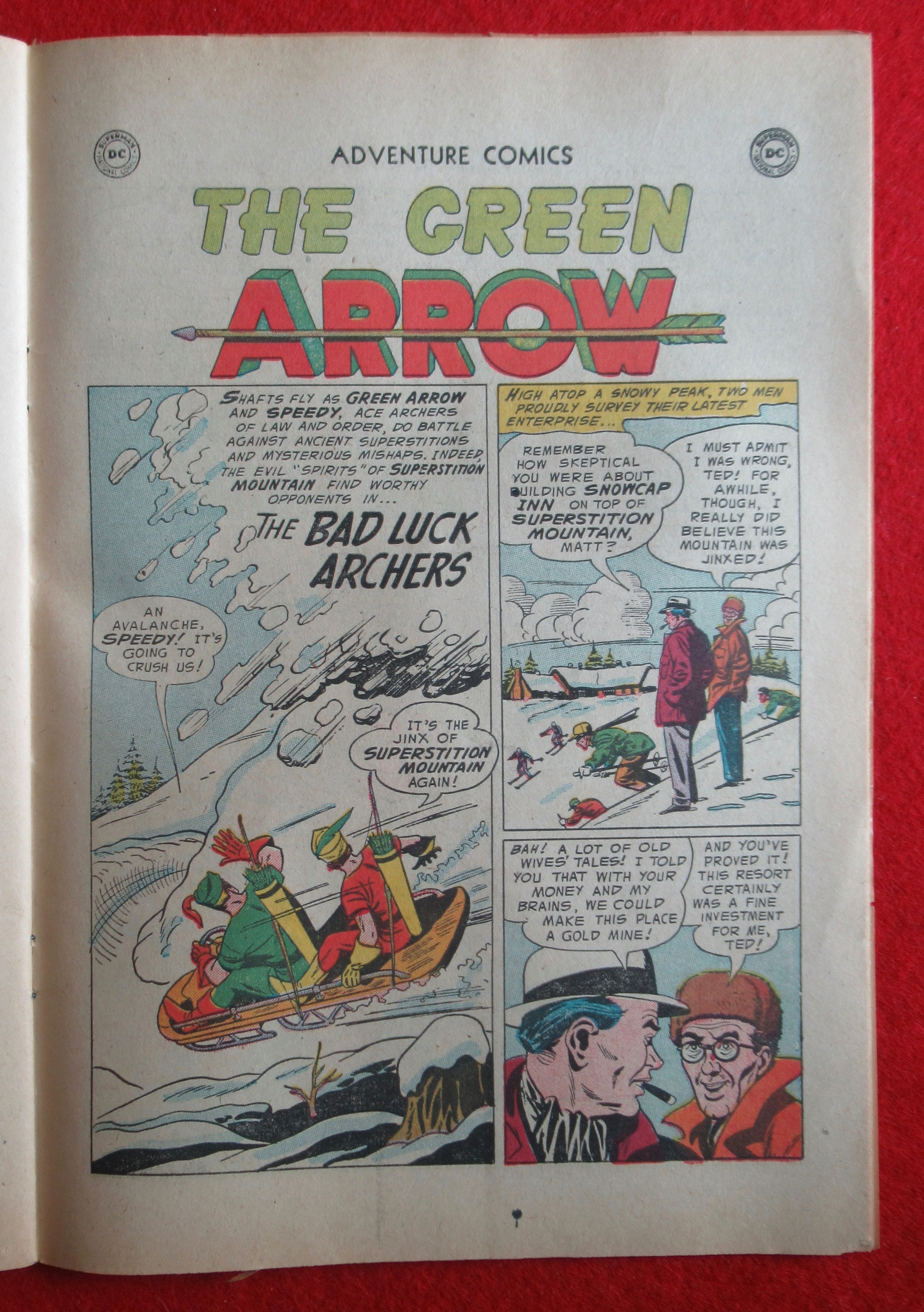 Adventure Comics May 1956 Pa Kent, Superman