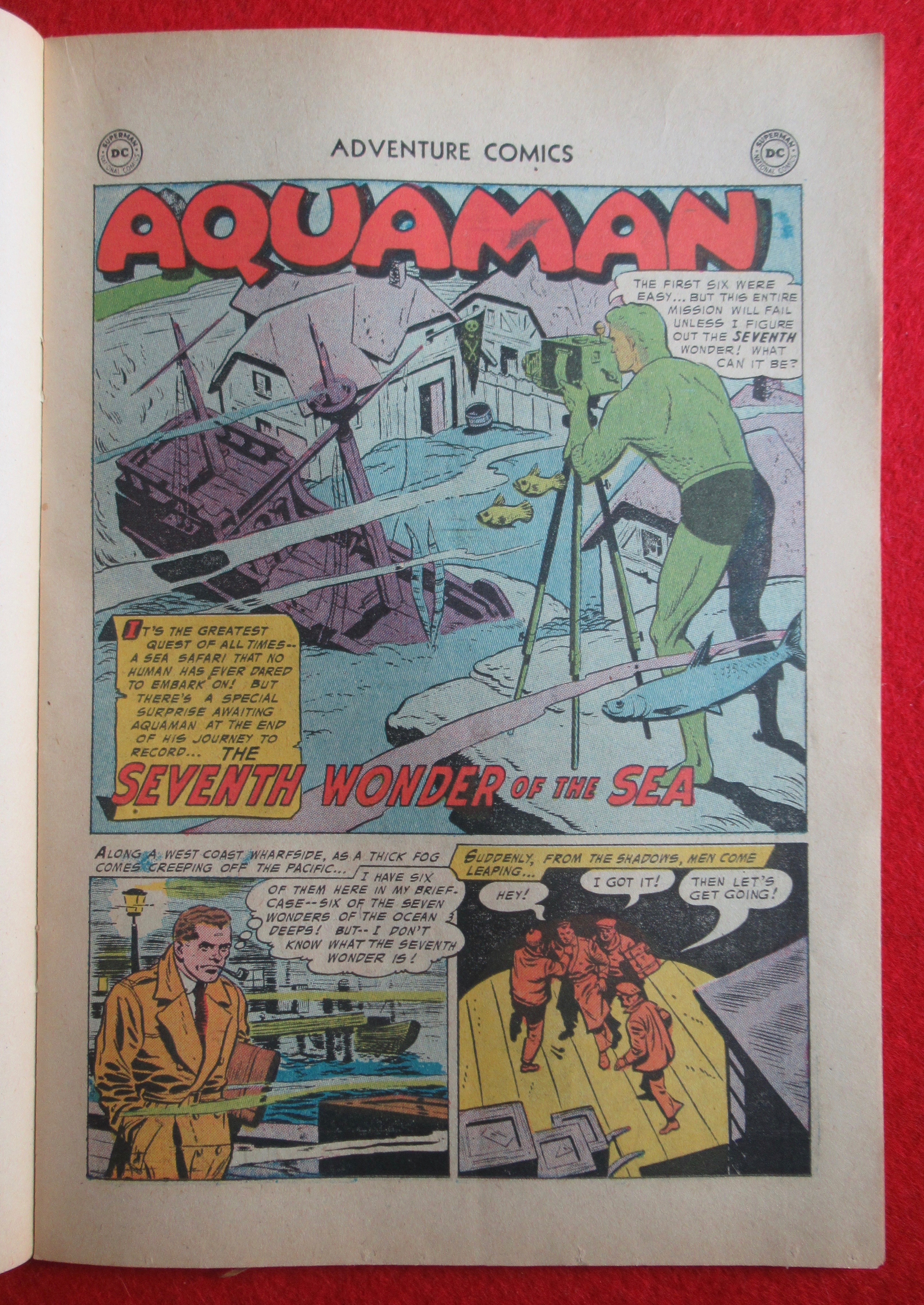 Adventure Comics May 1956 Pa Kent, Superman