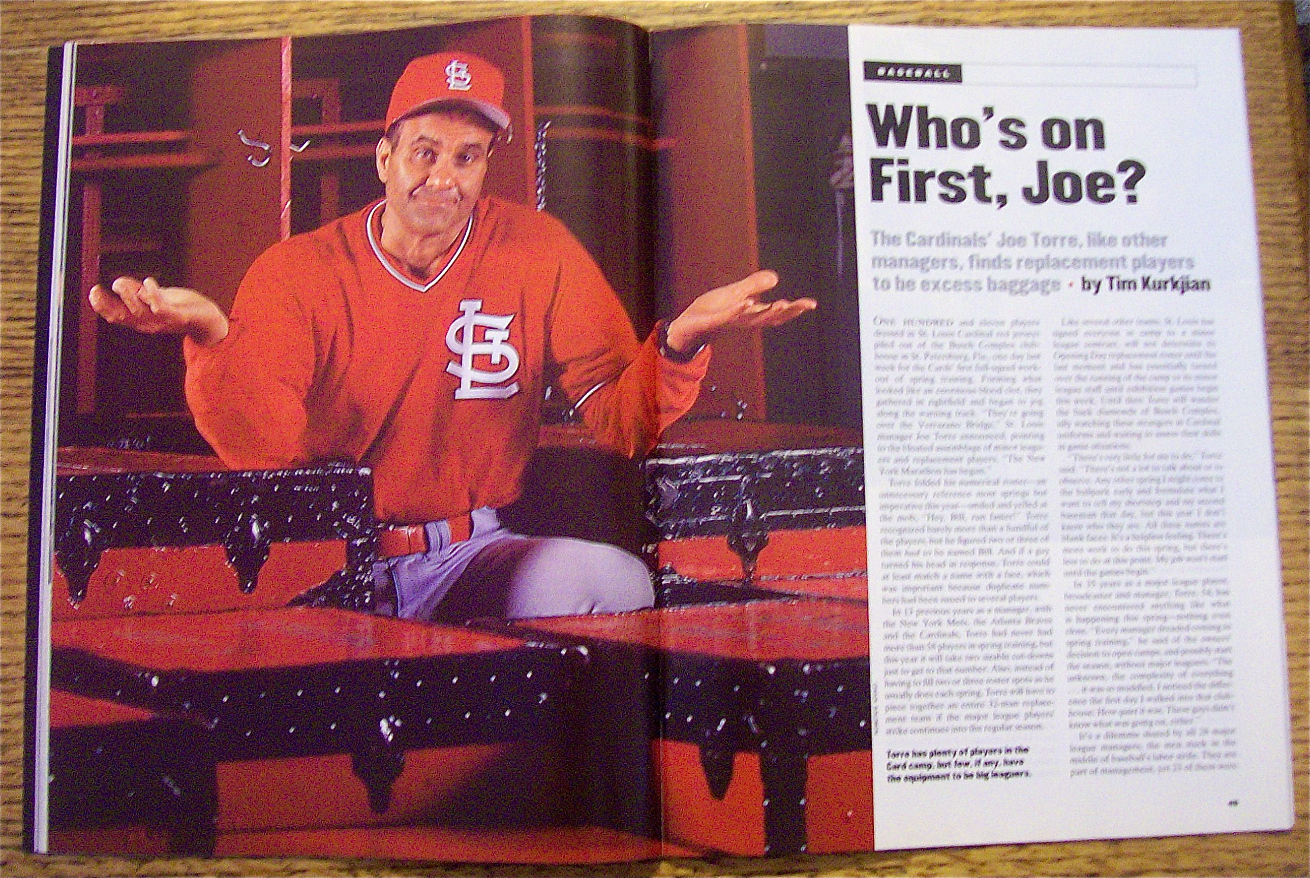 Sport Illustrated Magazine March 6, 1995 J. Stackhouse