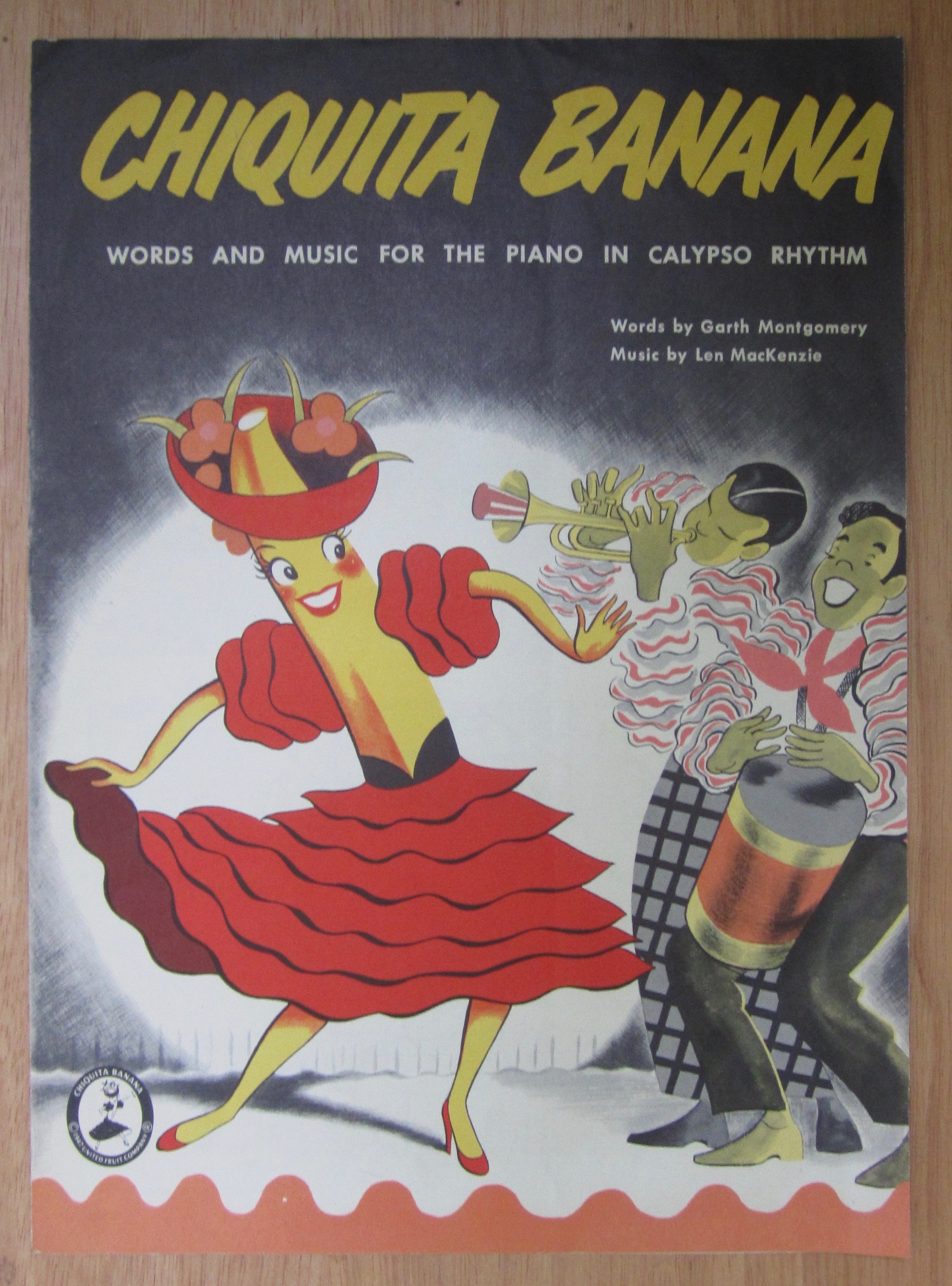 1945 Chiquita Banana Sheet Music