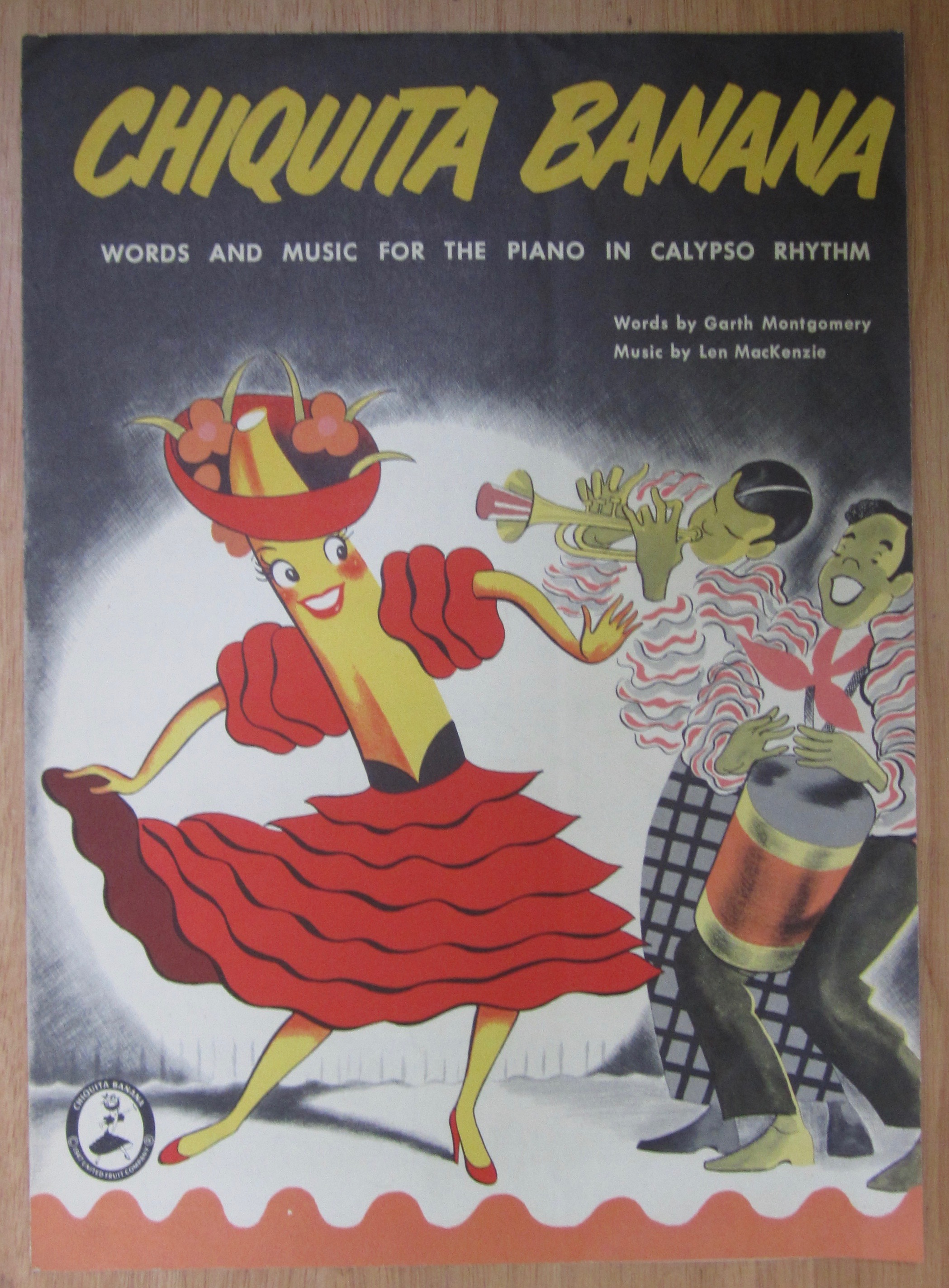 1945 Chiquita Banana Sheet Music