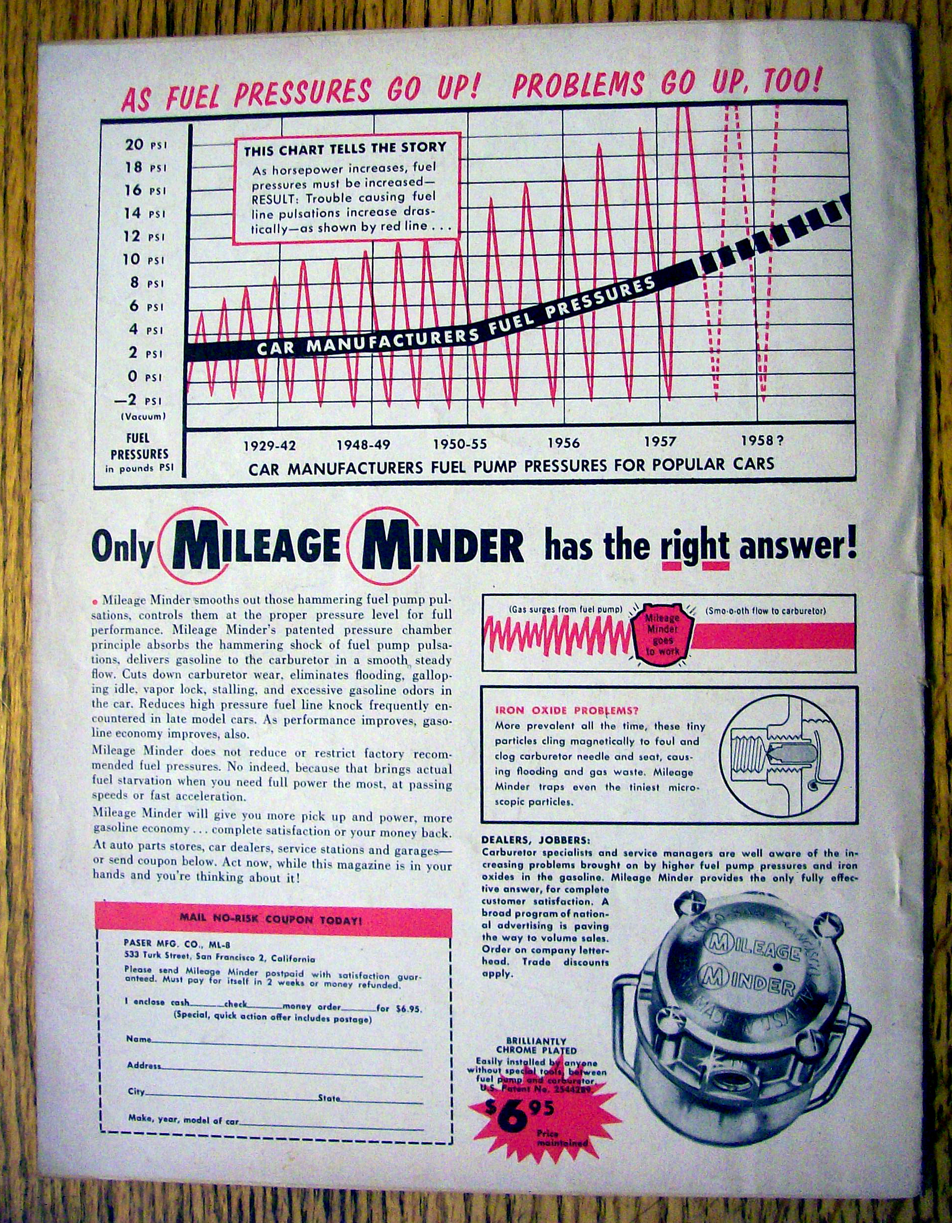 Motor Life Magazine August 1957 Forecast From Detroit