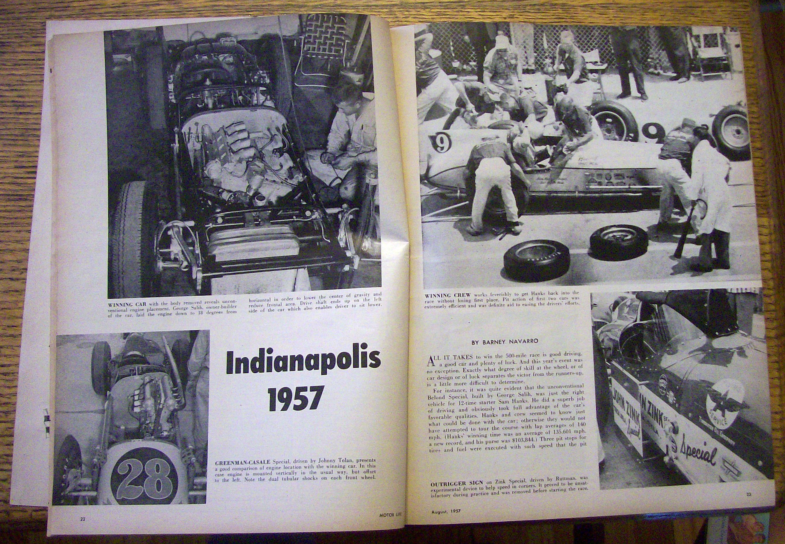 Motor Life Magazine August 1957 Forecast From Detroit