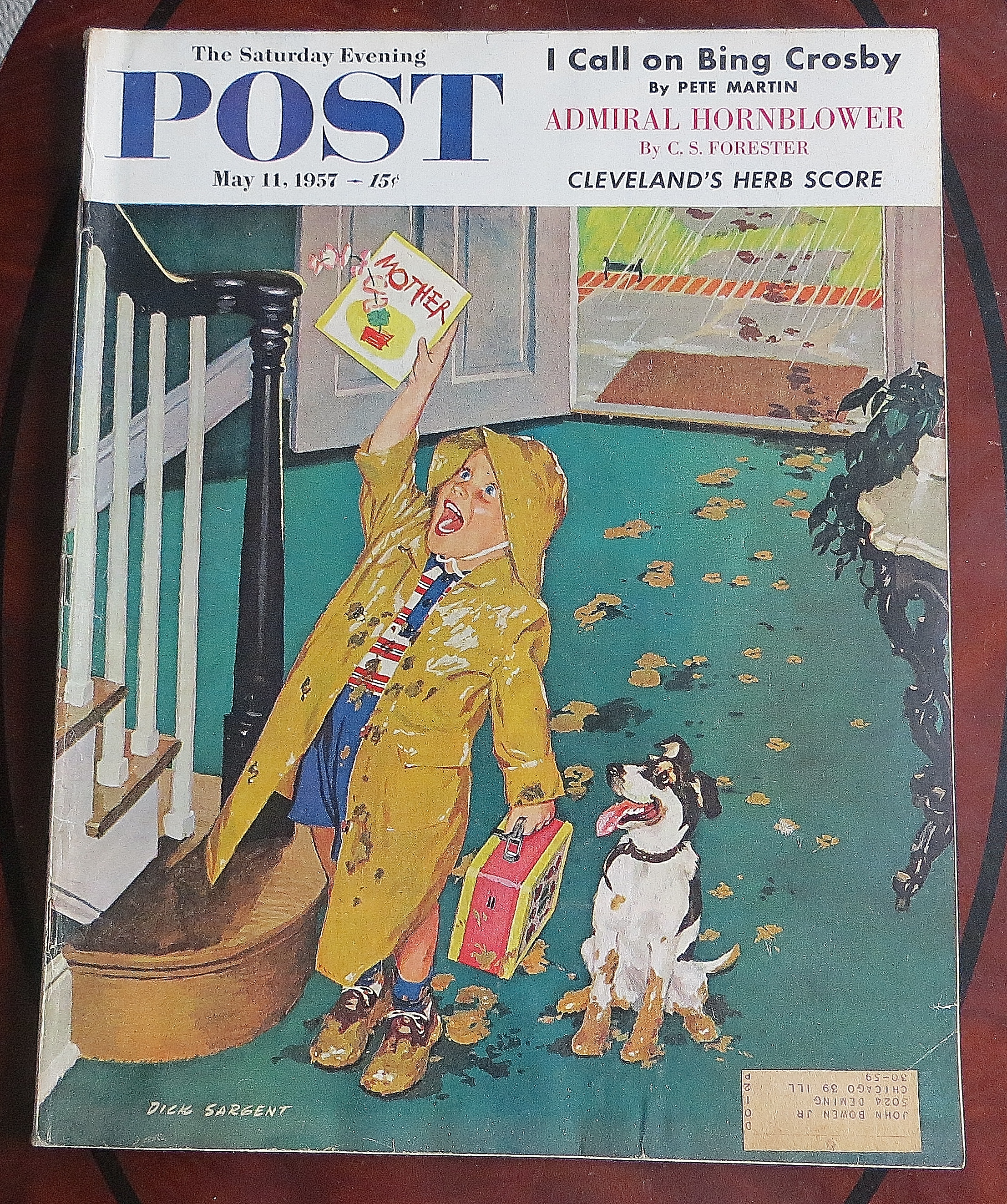 Saturday Evening Post May 11, 1957 Herb Score