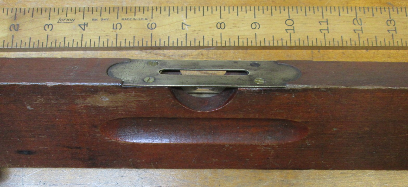 Stanley Carpenter's Level No. 102 Pat. 1896