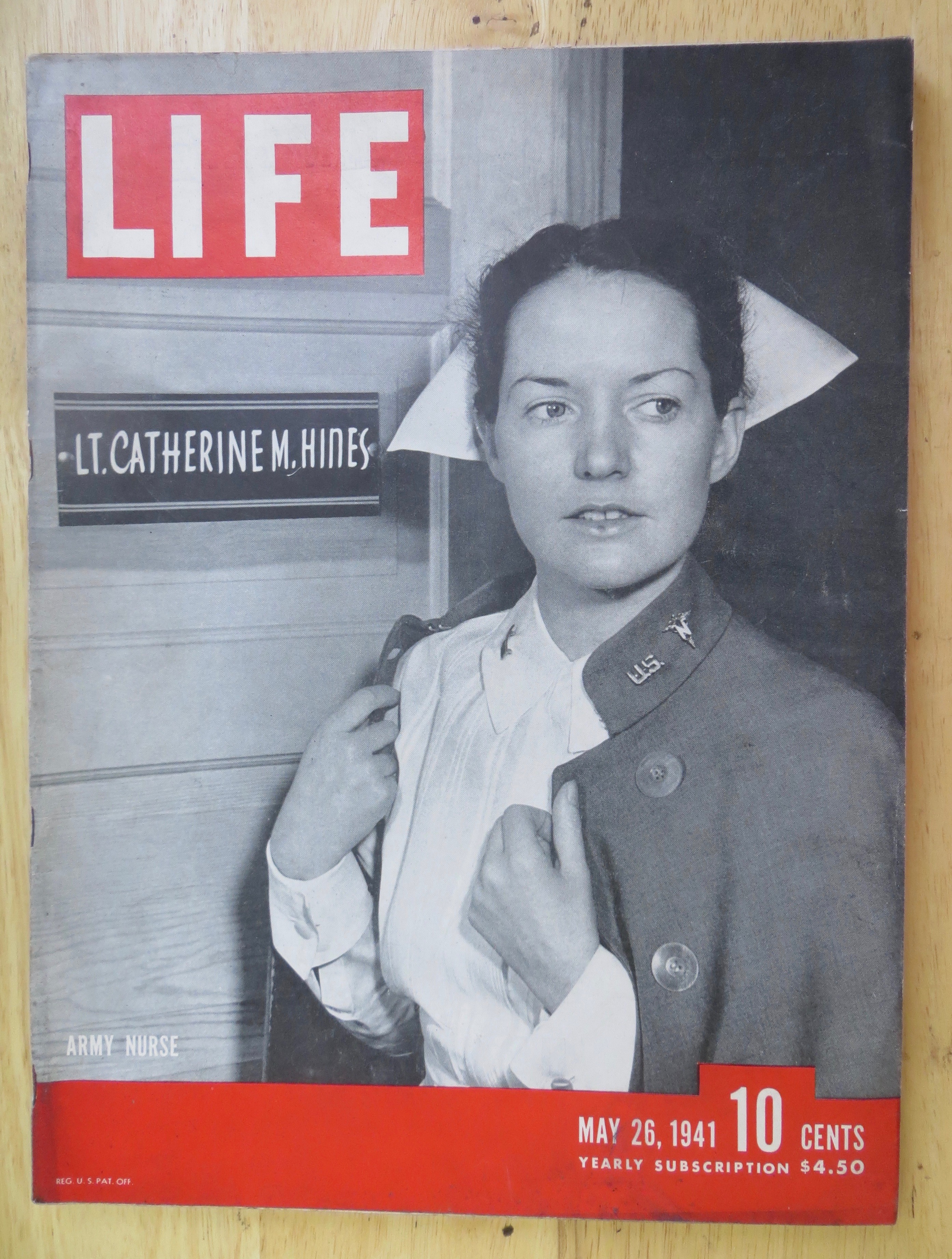 Life Magazine-May 26, 1941-Army Nurse