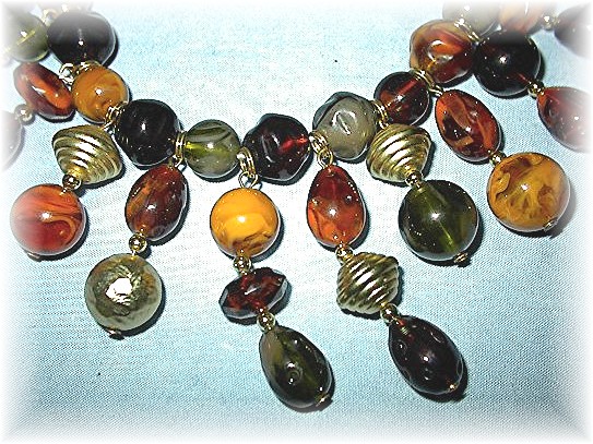 Fabulous Laura Gayle Lucite Necklace