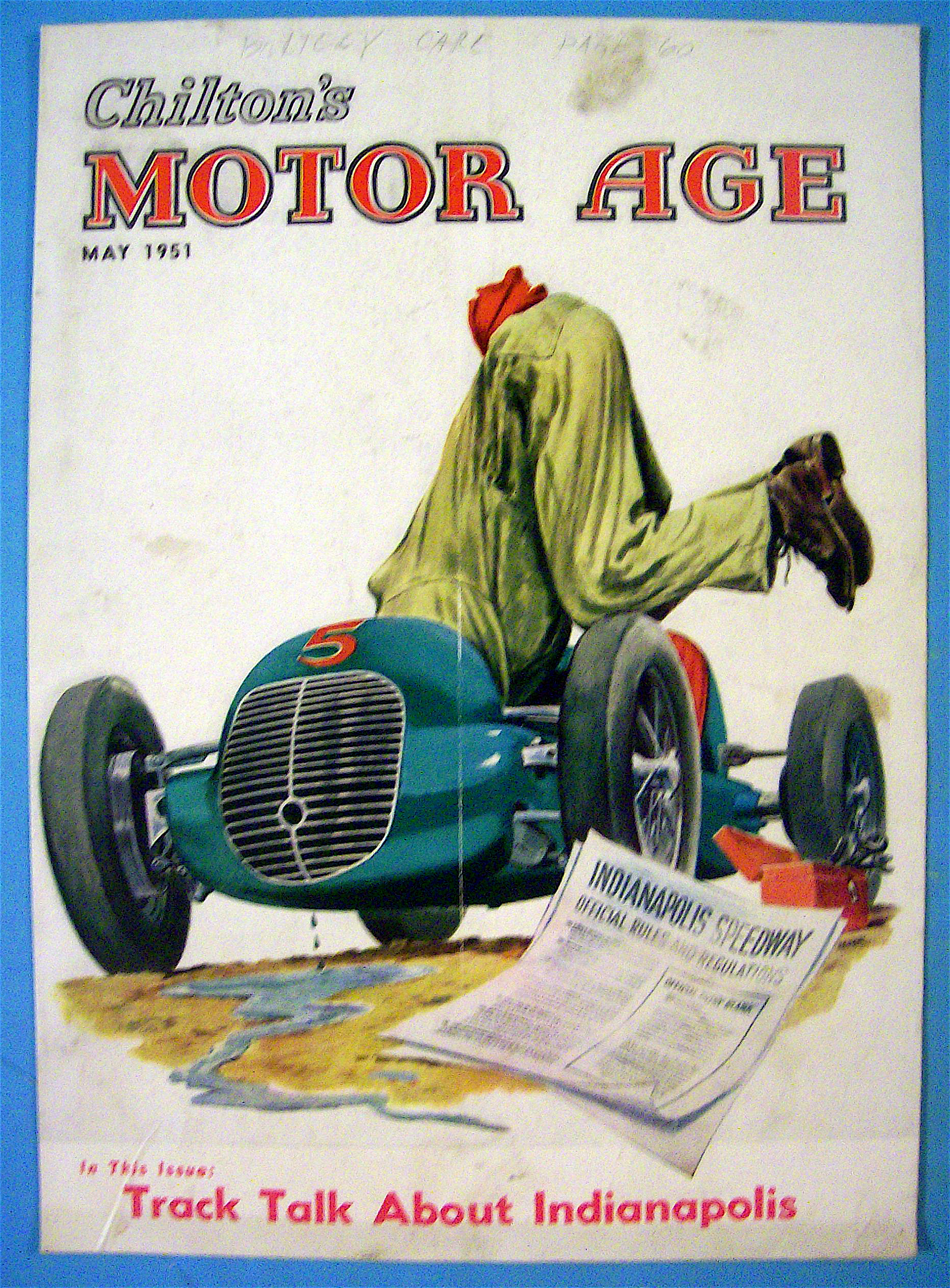 Motor Age Magazine Cover-May 1951-Hook
