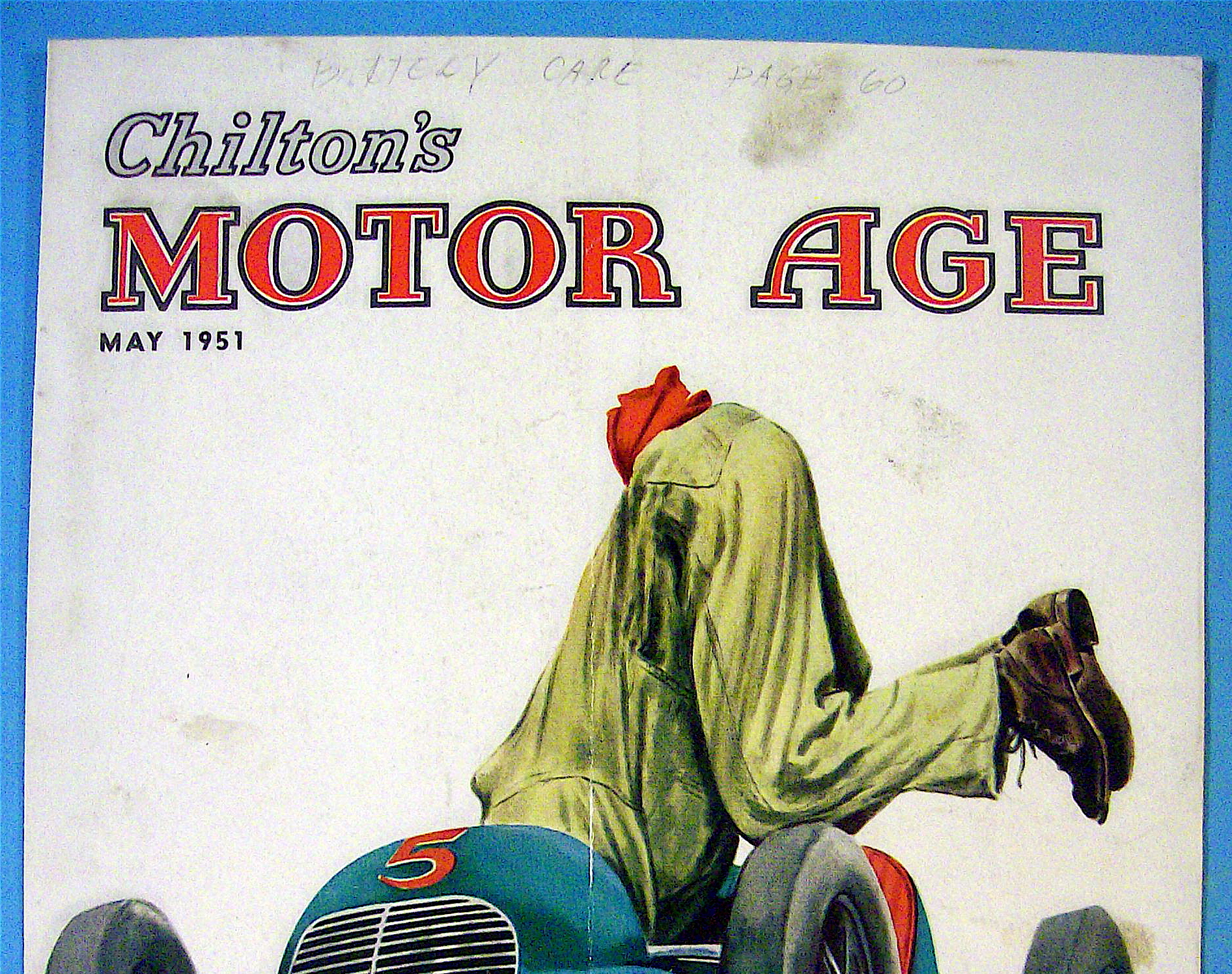 Motor Age Magazine Cover-May 1951-Hook