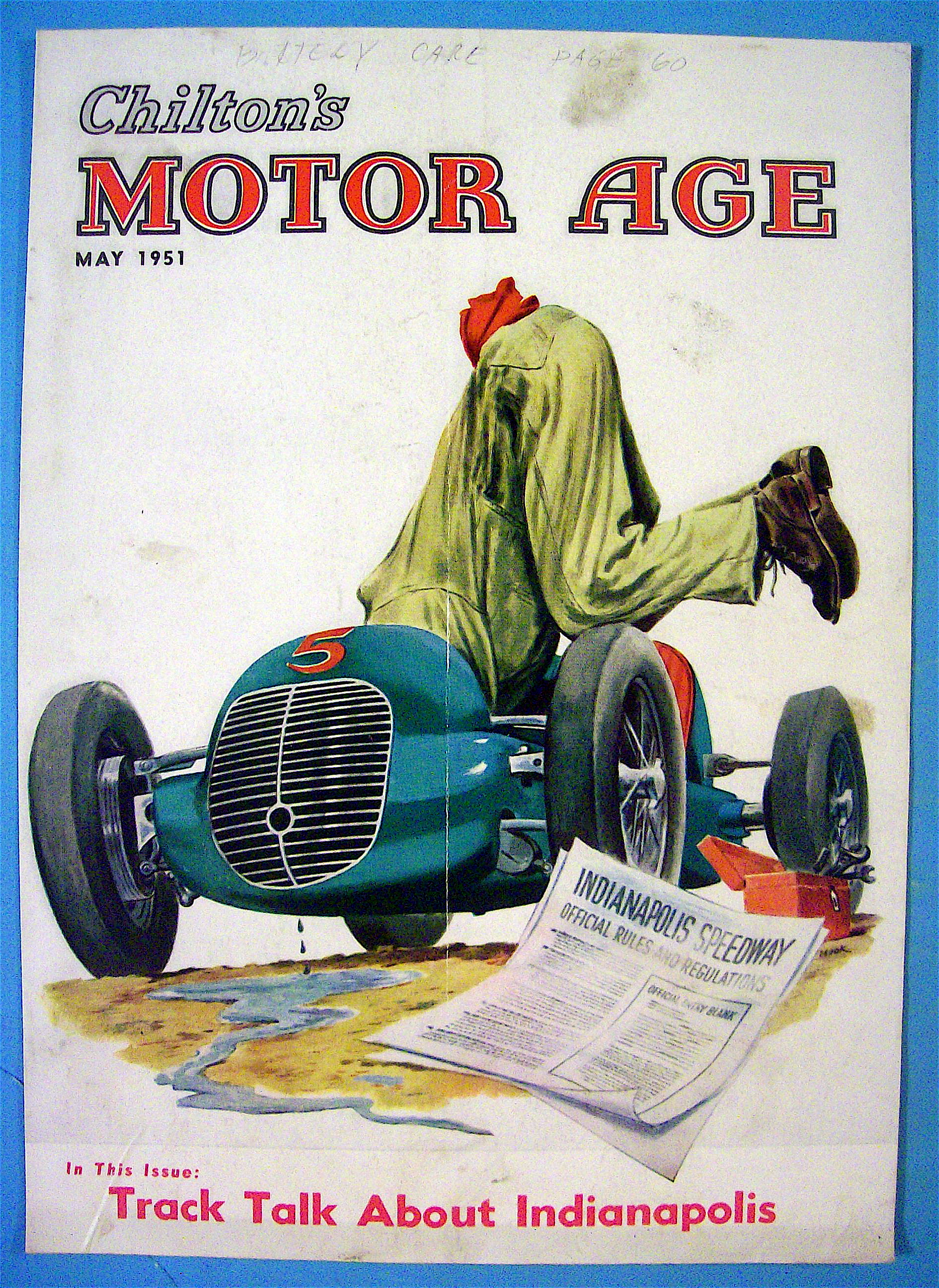 Motor Age Magazine Cover-May 1951-Hook