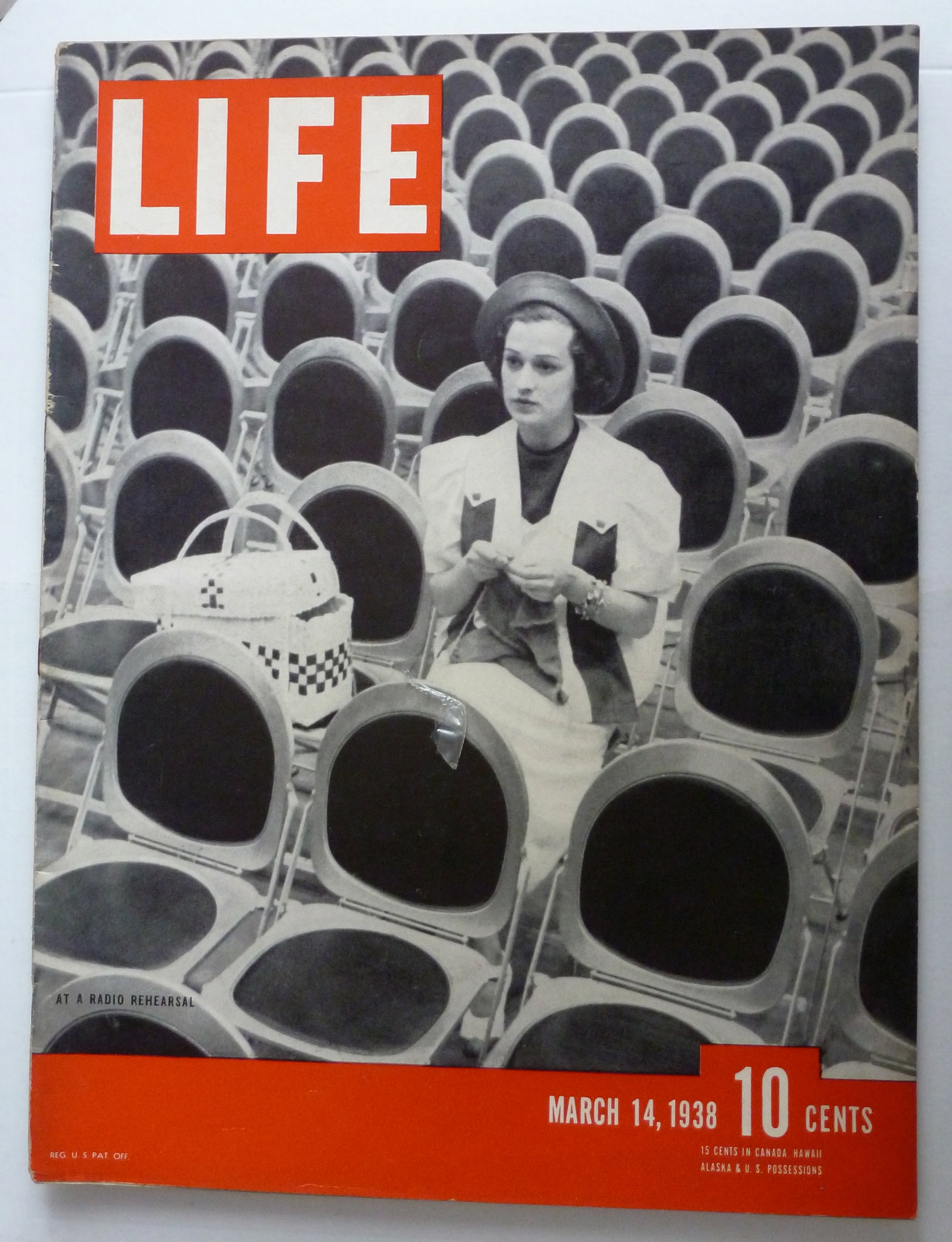 Life Magazine March 14, 1938 Radio Rehearsal