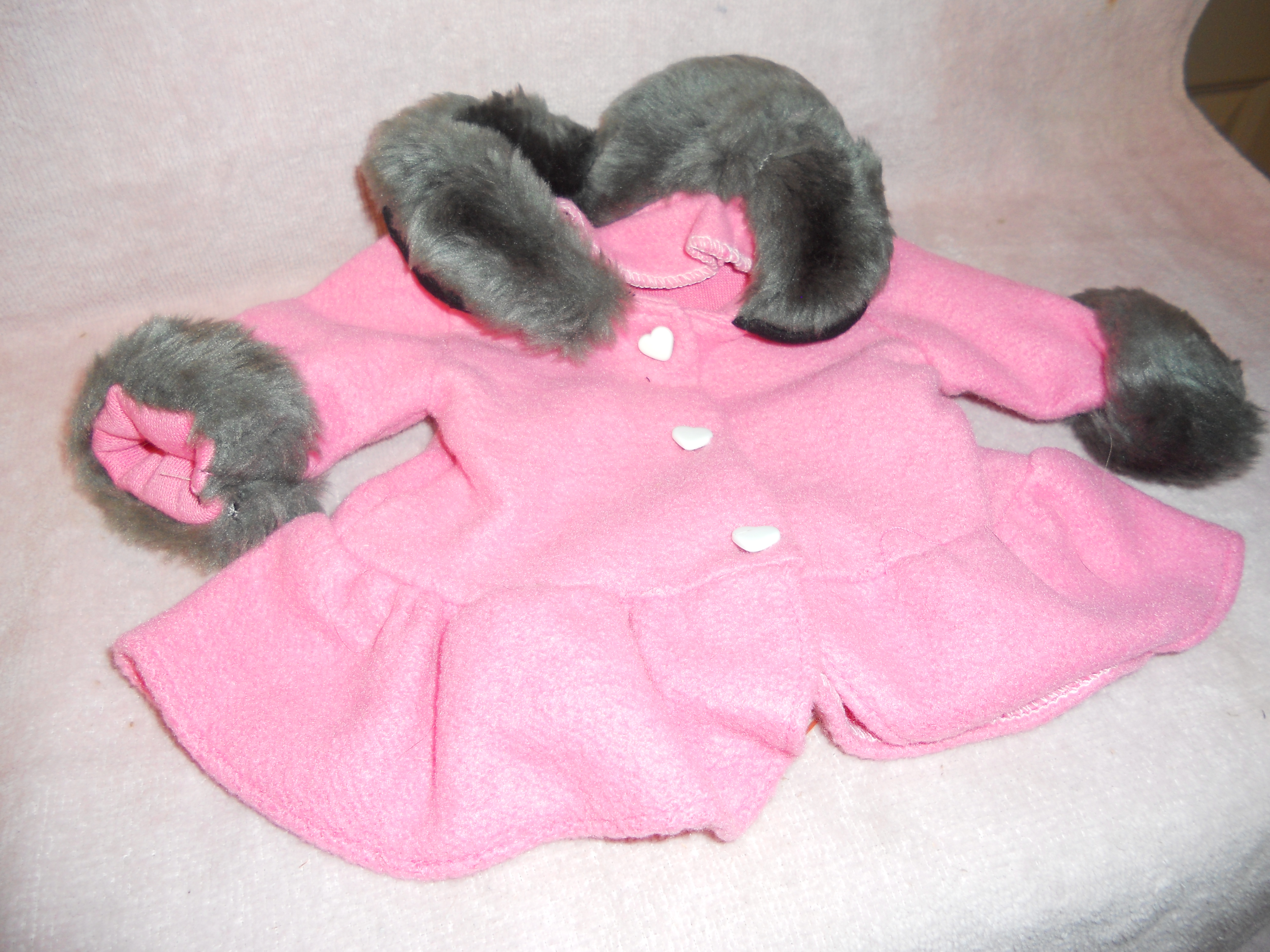Doll Coat Fur Trimmed will fit 18 inch doll