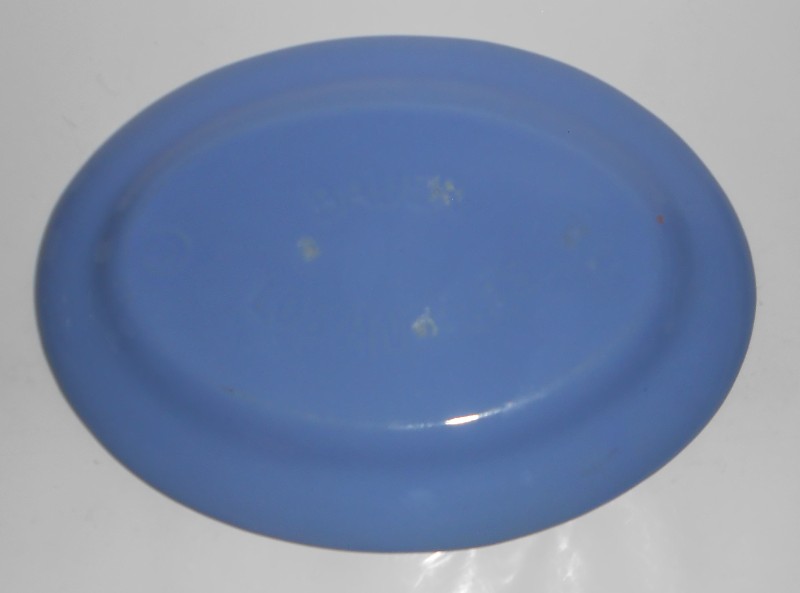 VINTAGE Bauer Pottery Ring Ware Delph Large Platter