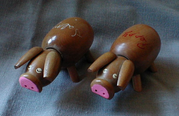 Salty and Peppy Salt and Pepper Shakers.