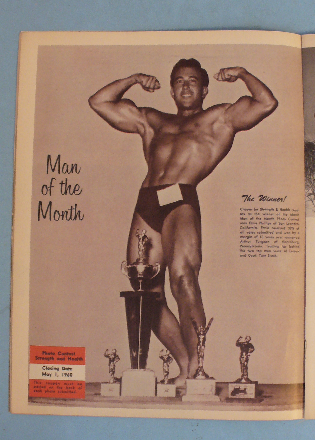 Strength & Health Magazine, May 1960 - Tom Sansone