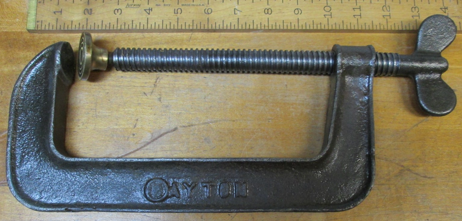 Dayton C-Clamp 8 inch w/Butterfly Wing Screw