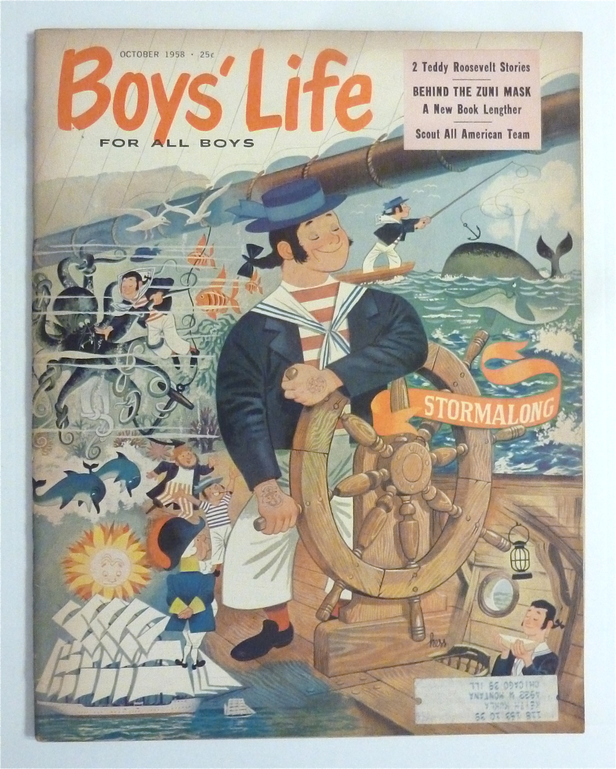 Boys Life Magazine-October 1958-Behind The Zuni Mask