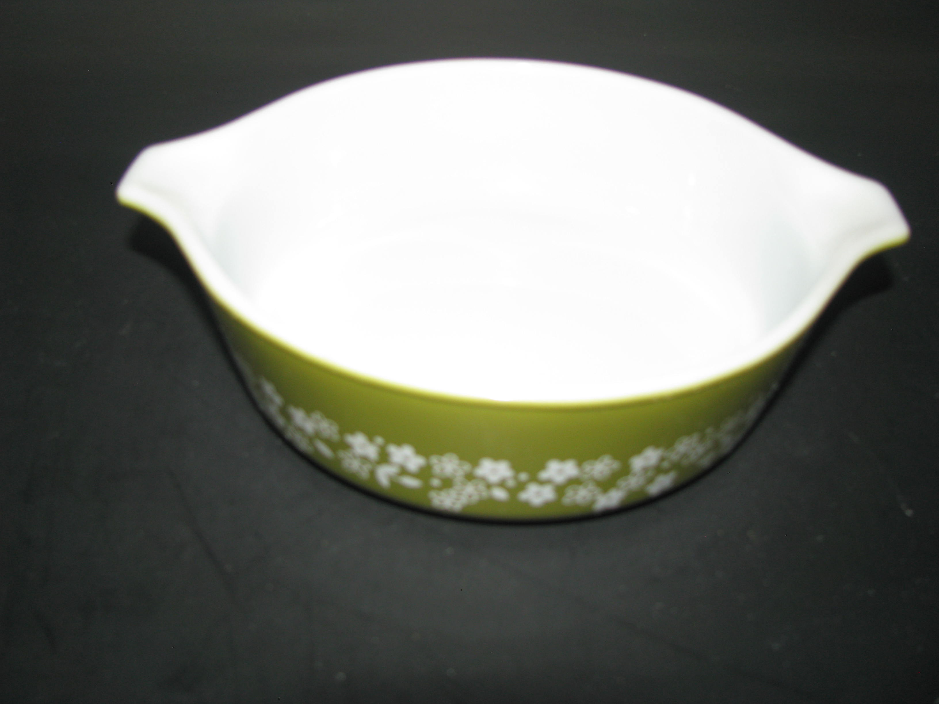 Vintage Pyrex Spring Blossom 471-B Small Casserole Dish