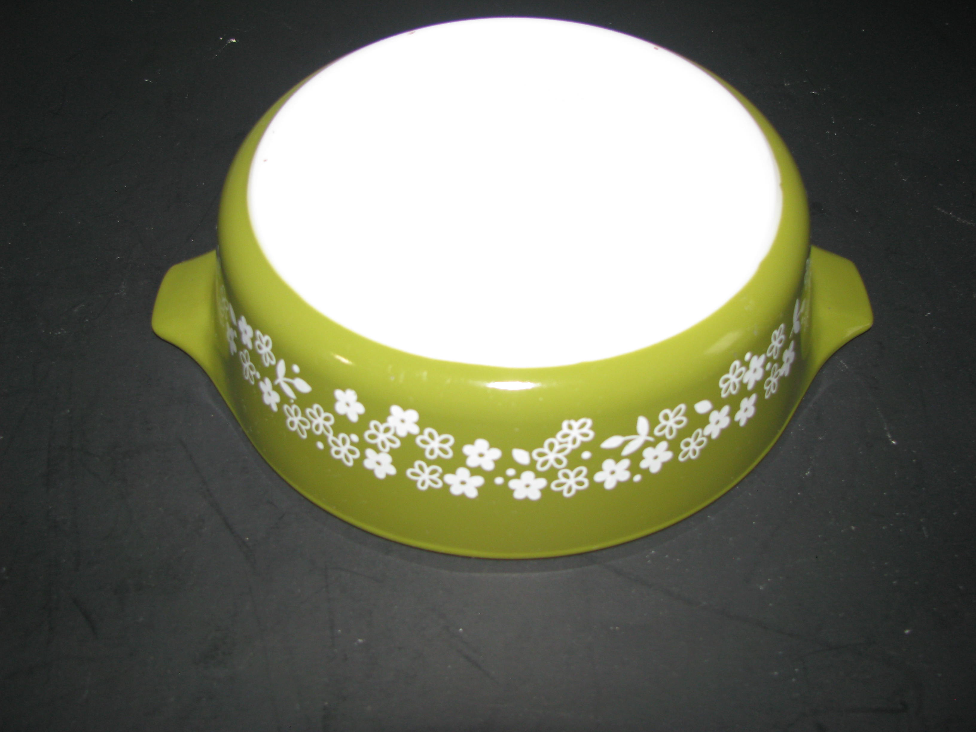Vintage Pyrex Spring Blossom 471-B Small Casserole Dish