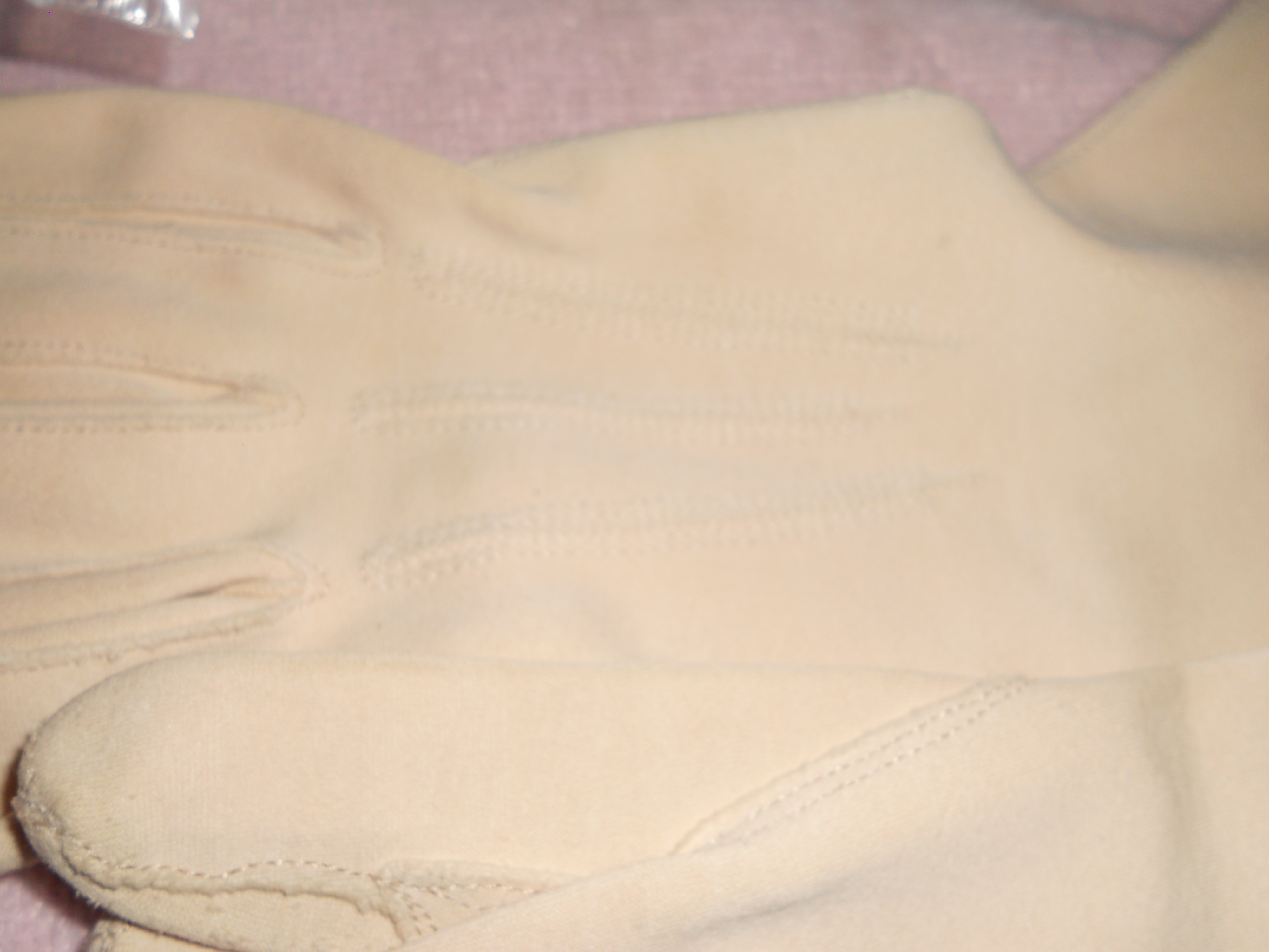 Vintage Gloves Womens Beige