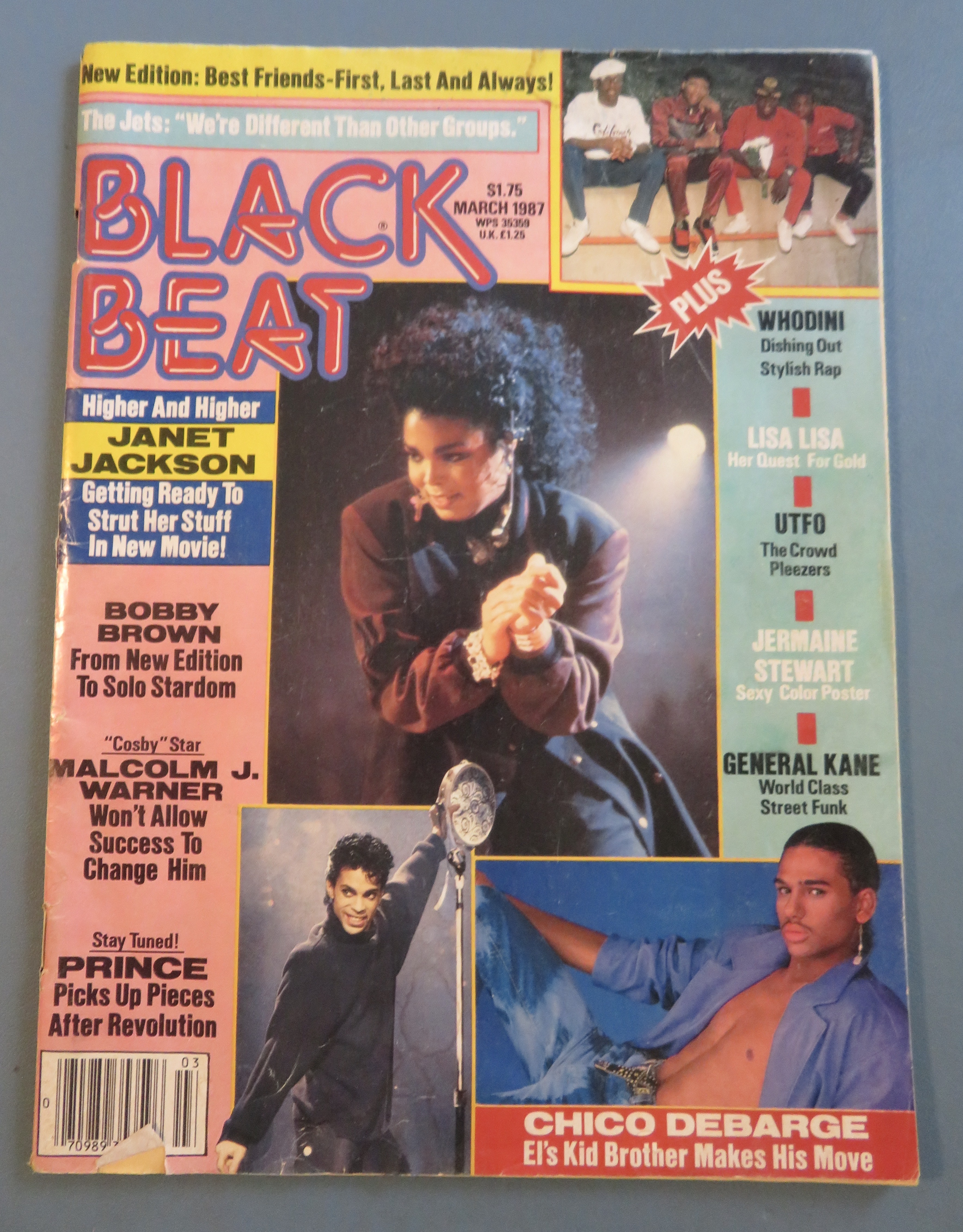 Black Beat Magazine March 1987 Malcolm J Warner
