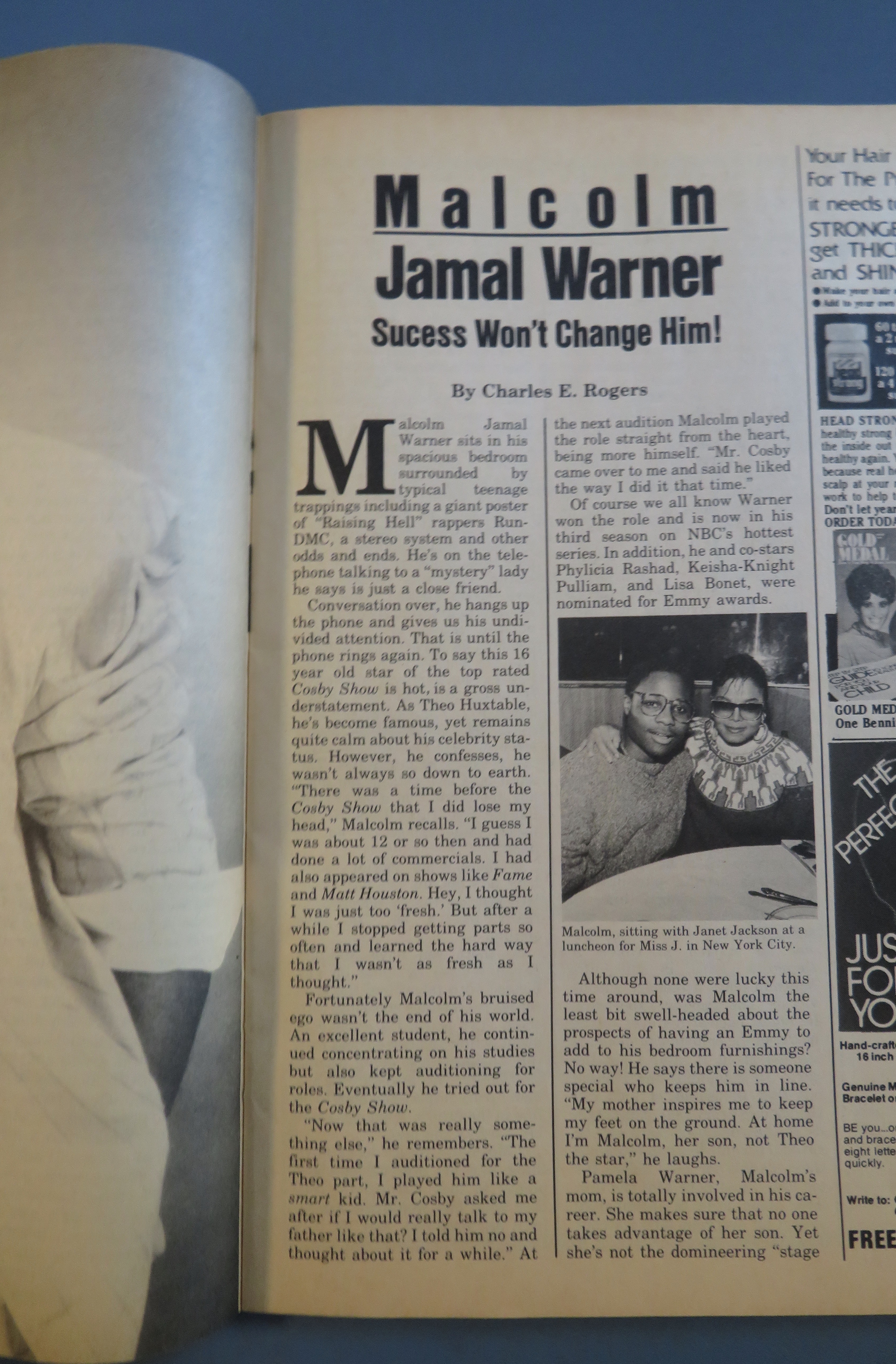 Black Beat Magazine March 1987 Malcolm J Warner