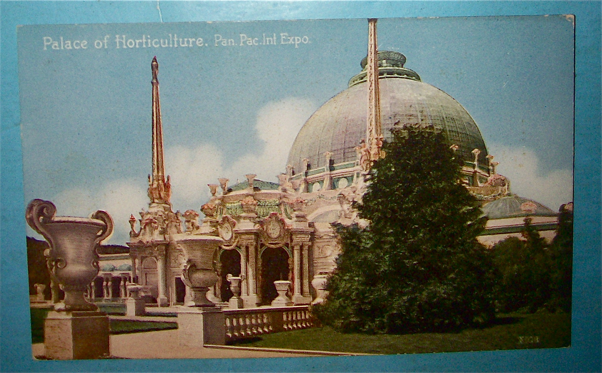 Palace Of Horticulture Postcard (Pan Pac Intl Expo)