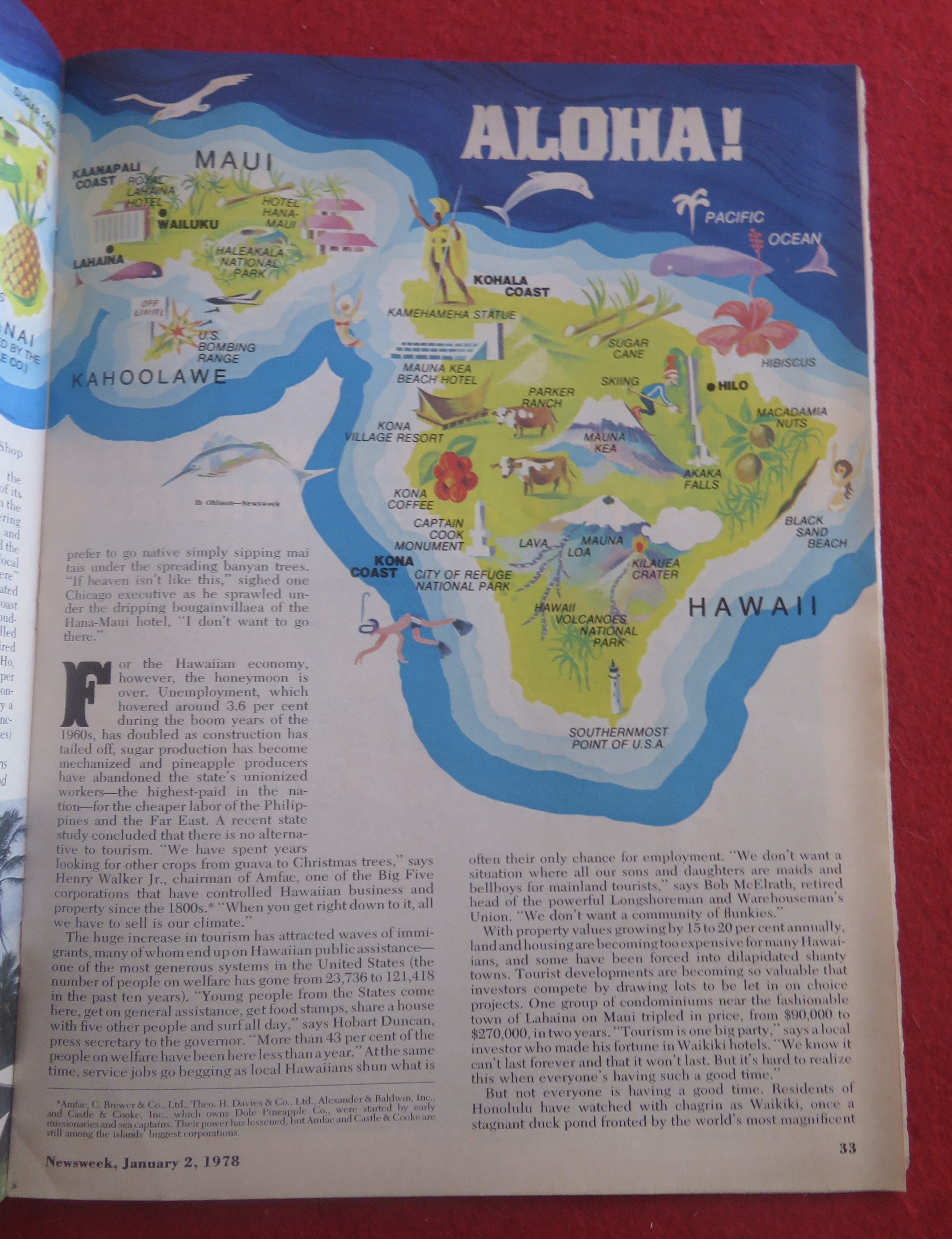 Newsweek Magazine January 2, 1978 Sun & Fun Islands