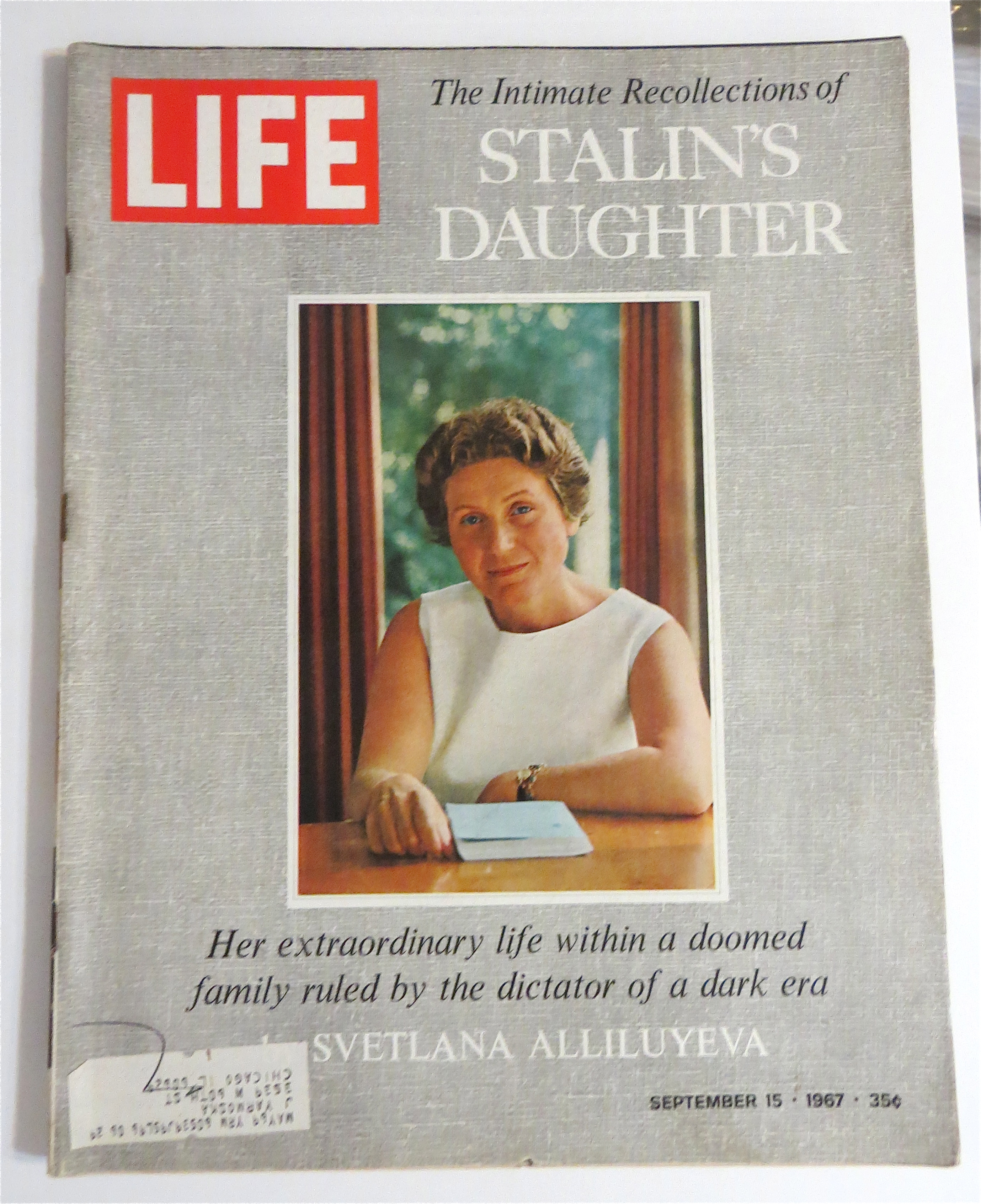 Life Magazine September 15, 1967 Svetlana Alliluyeva
