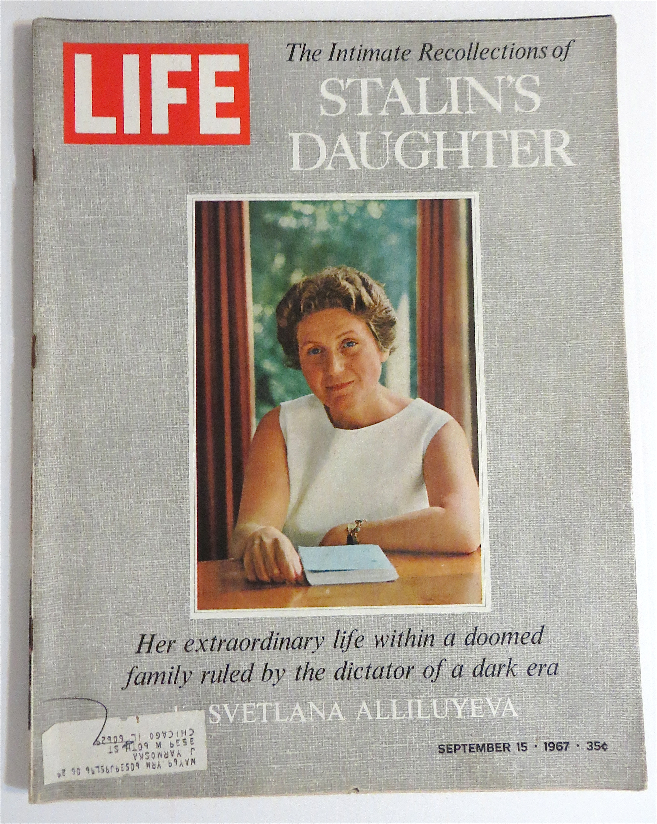 Life Magazine September 15, 1967 Svetlana Alliluyeva