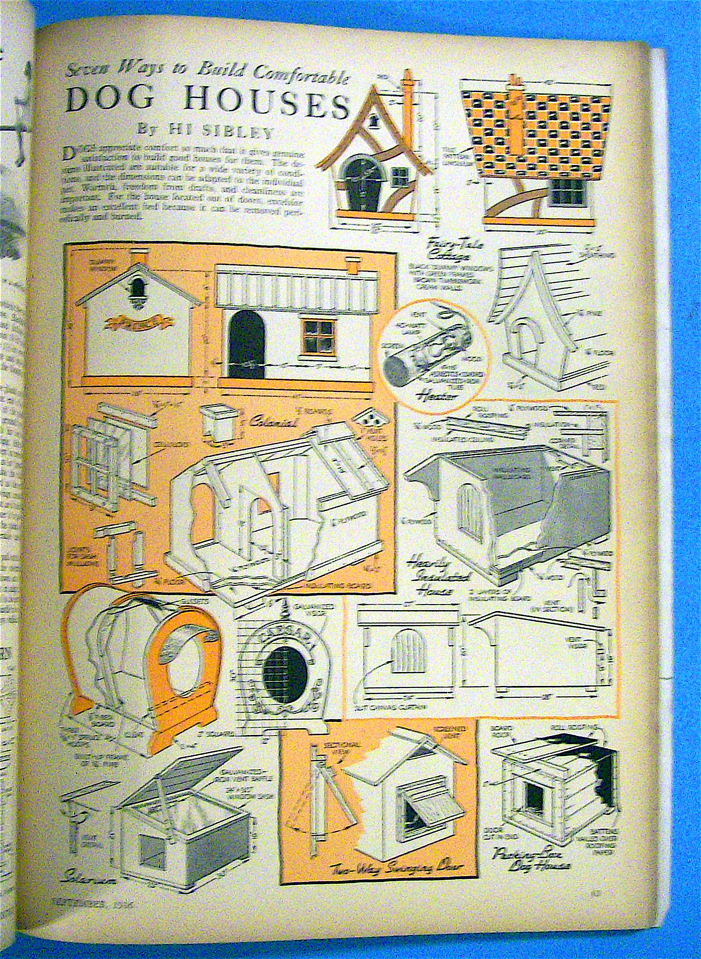 Popular Science Magazine September 1936 Road Toboggan