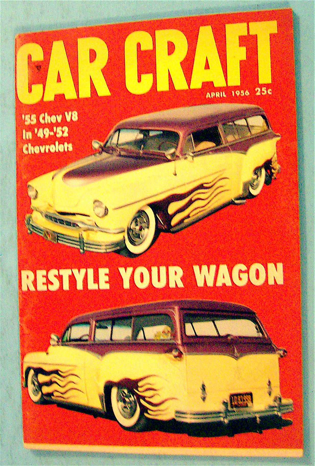 Car Craft April 1956 Restyle Your Wagon