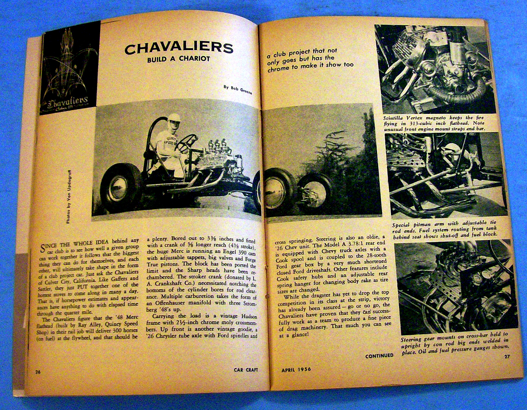 Car Craft April 1956 Restyle Your Wagon