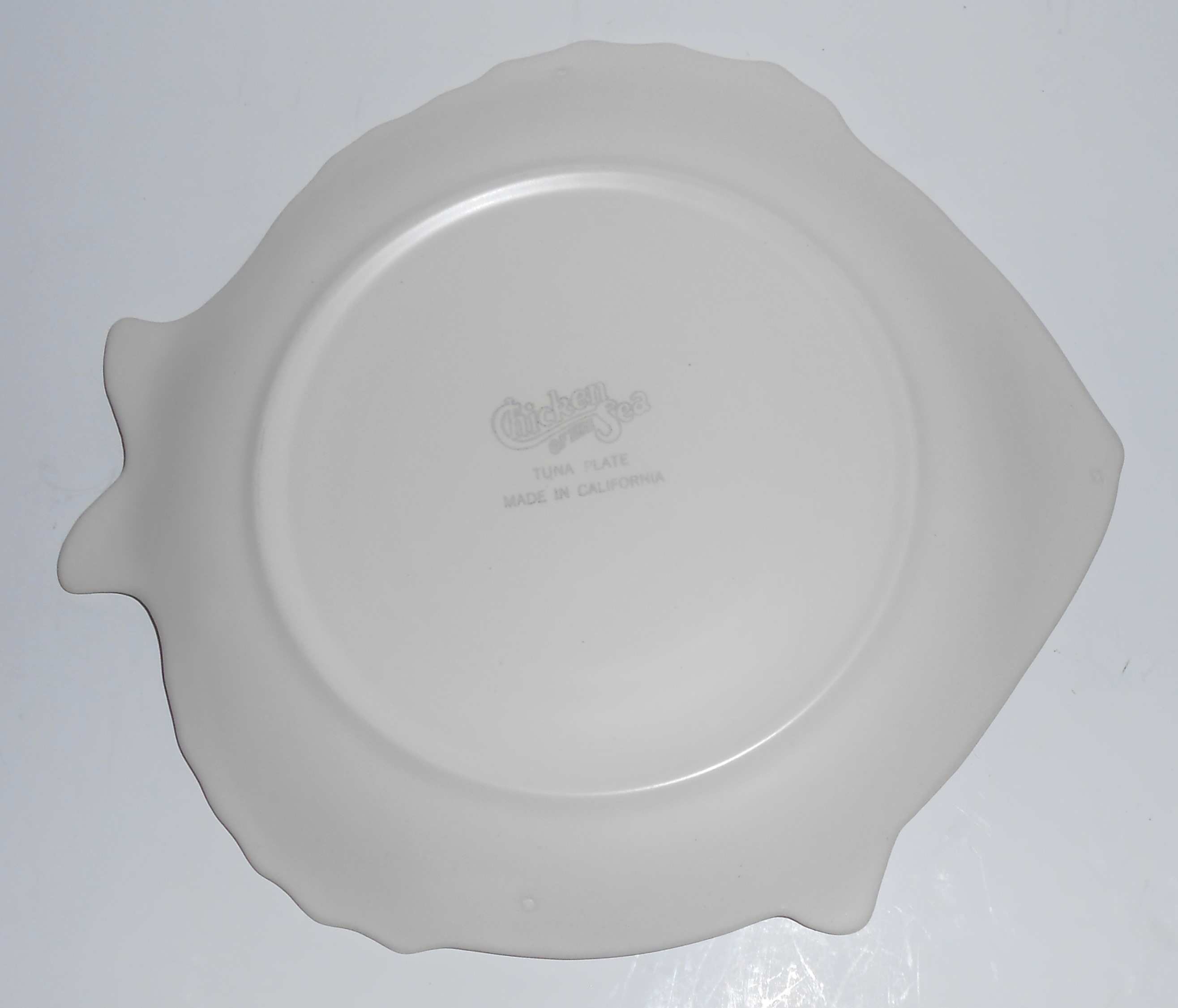 Bauer Pottery Chicken Of The Sea Tuna Plate! MINT