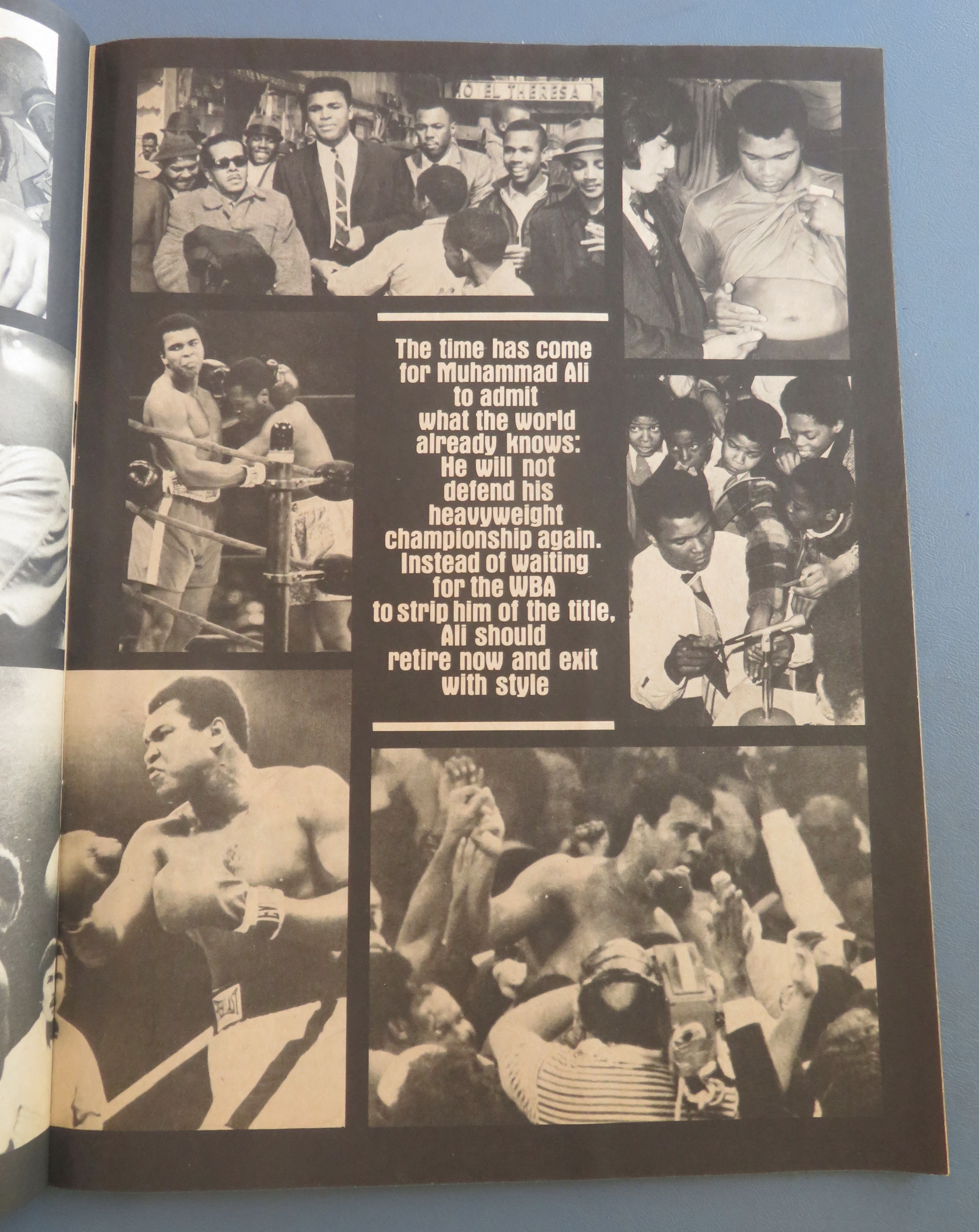 World Boxing Magazine September 1979 Ali Must Retire