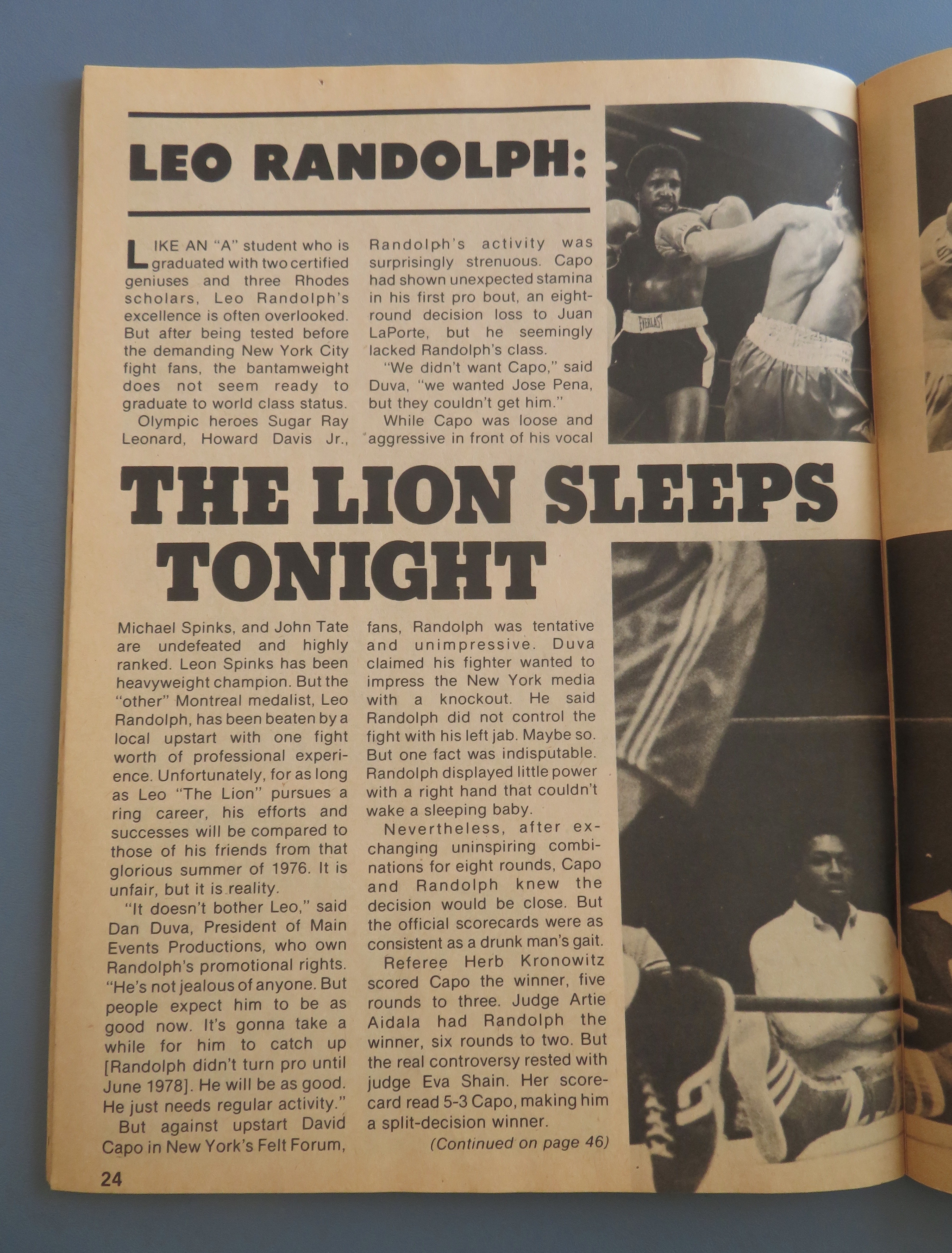 World Boxing Magazine September 1979 Ali Must Retire