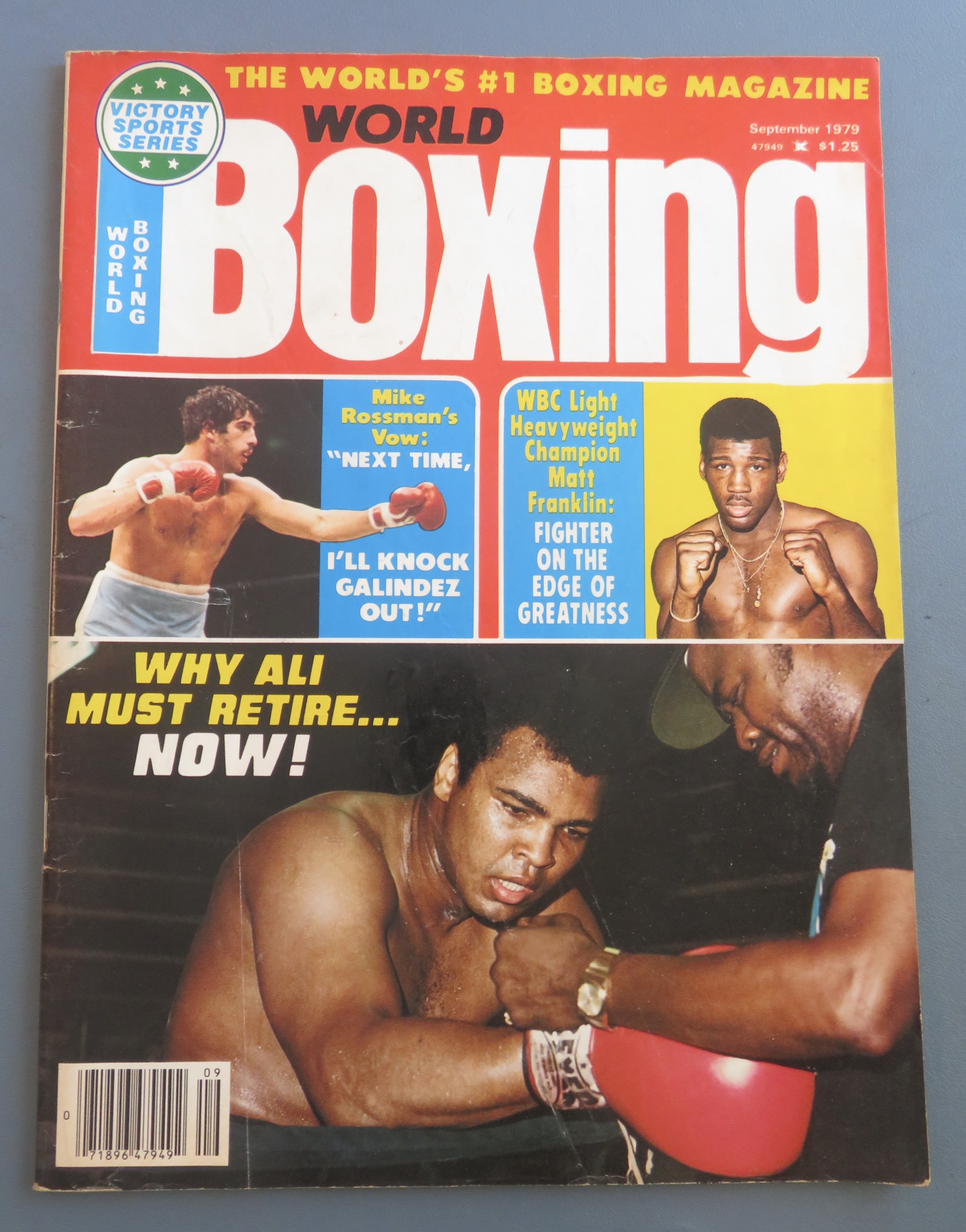 World Boxing Magazine September 1979 Ali Must Retire